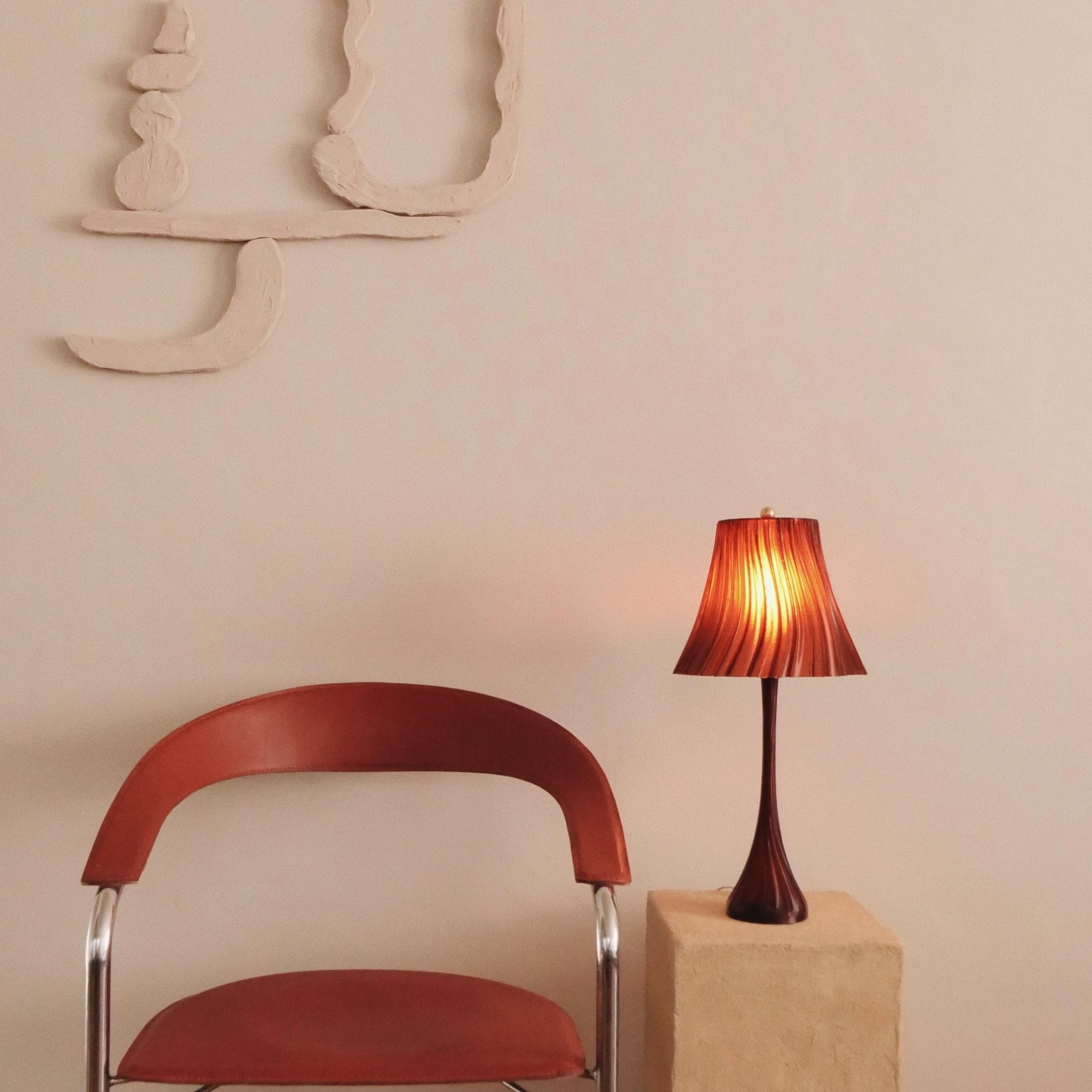 Pleated Table Lamp
