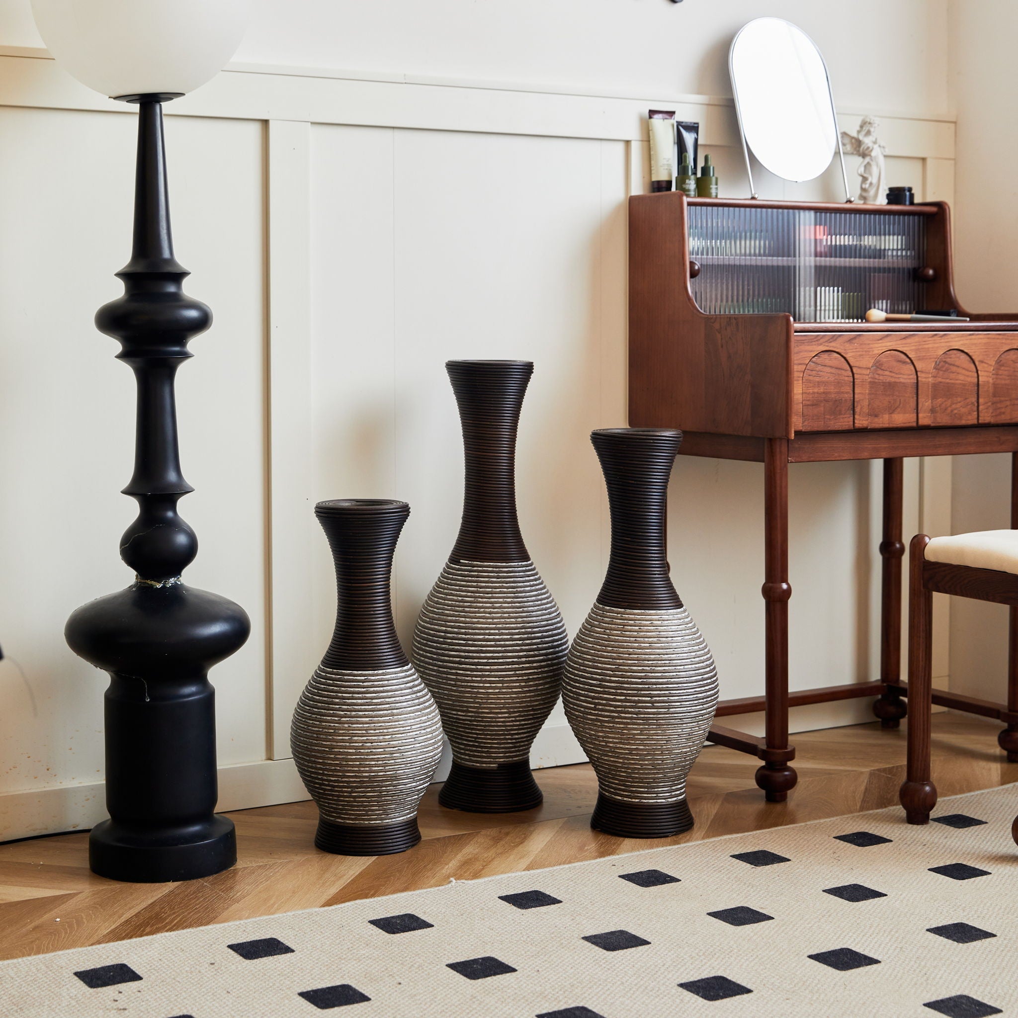 Tall Designer Floor Vase