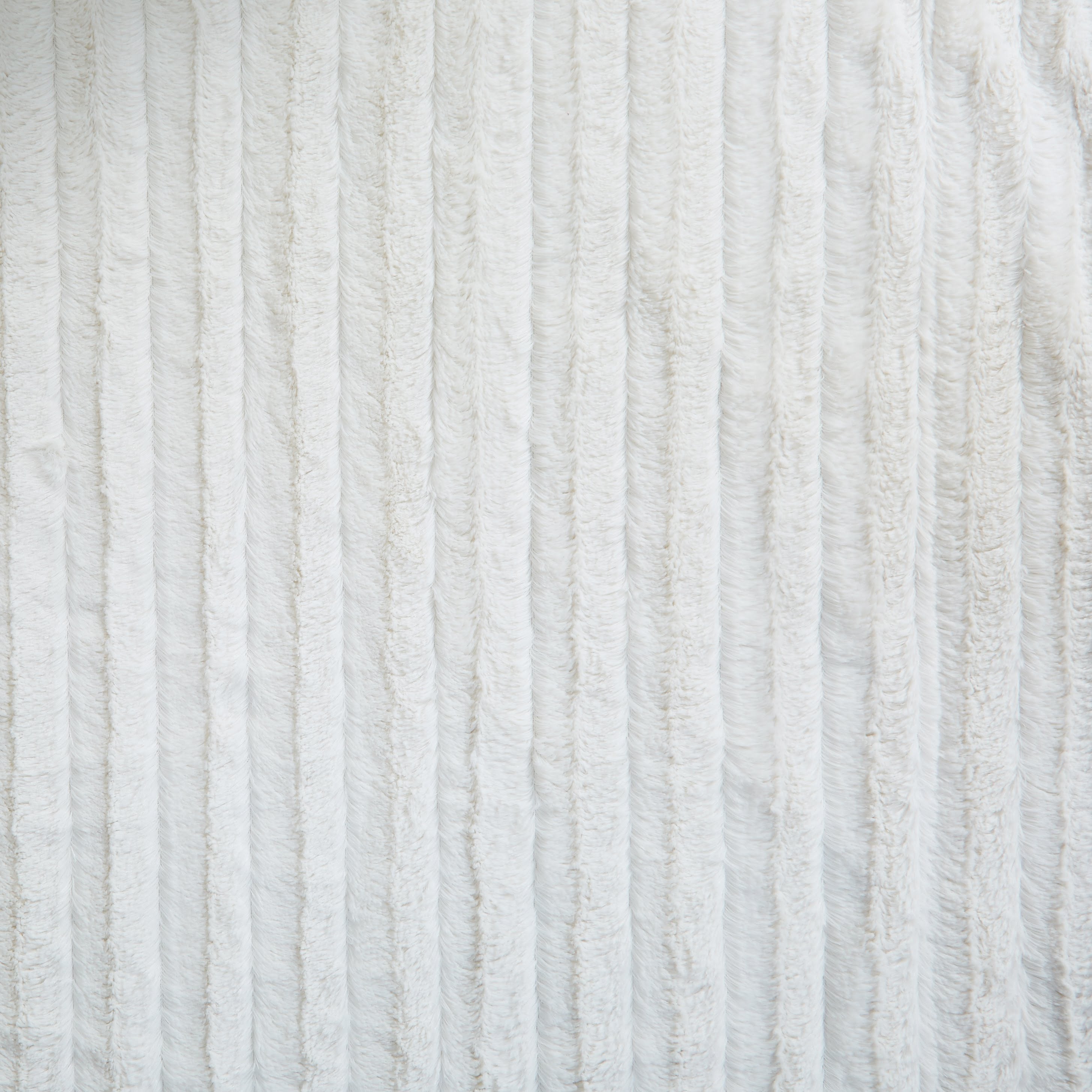 White Ivory Polar Faux Fur with Sherpa Throw Blanket