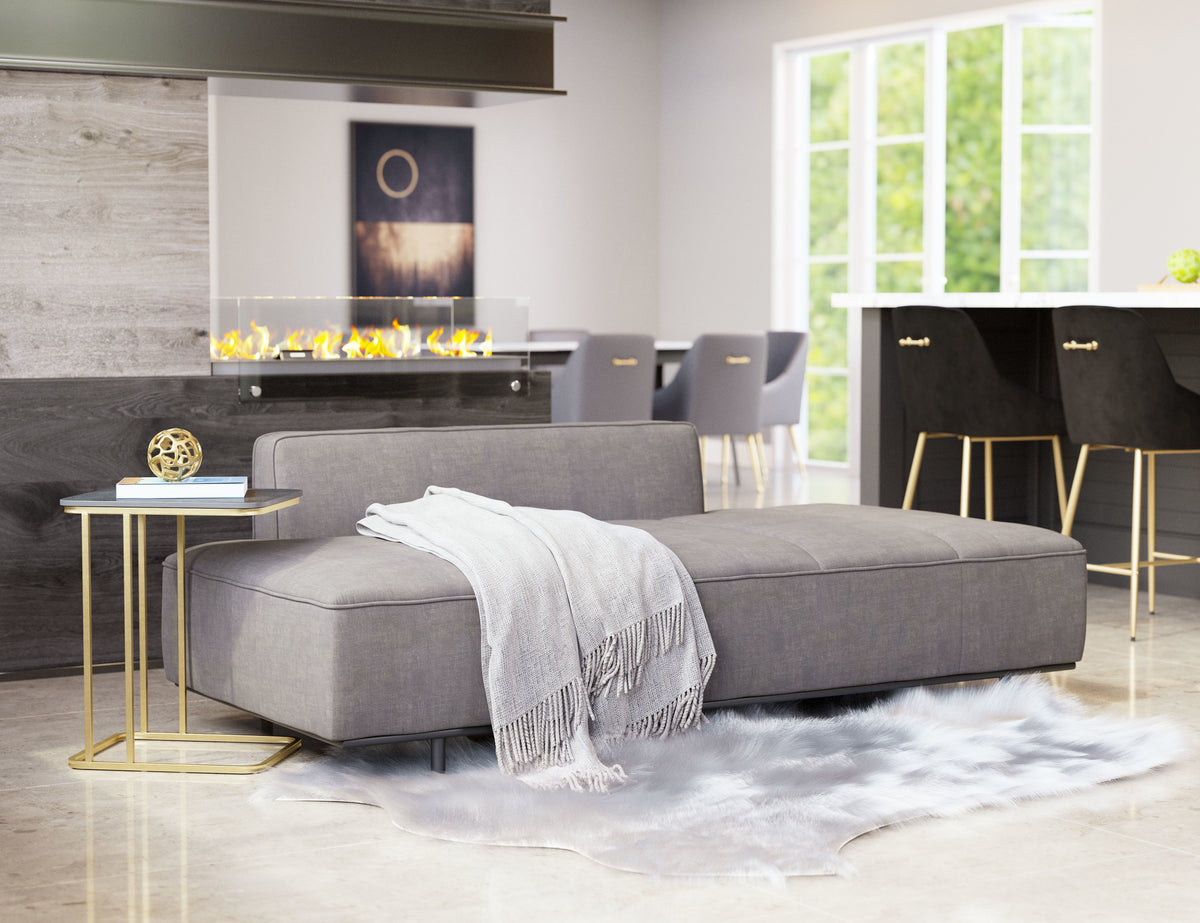 Confection Sofa Gray by Zuo Modern