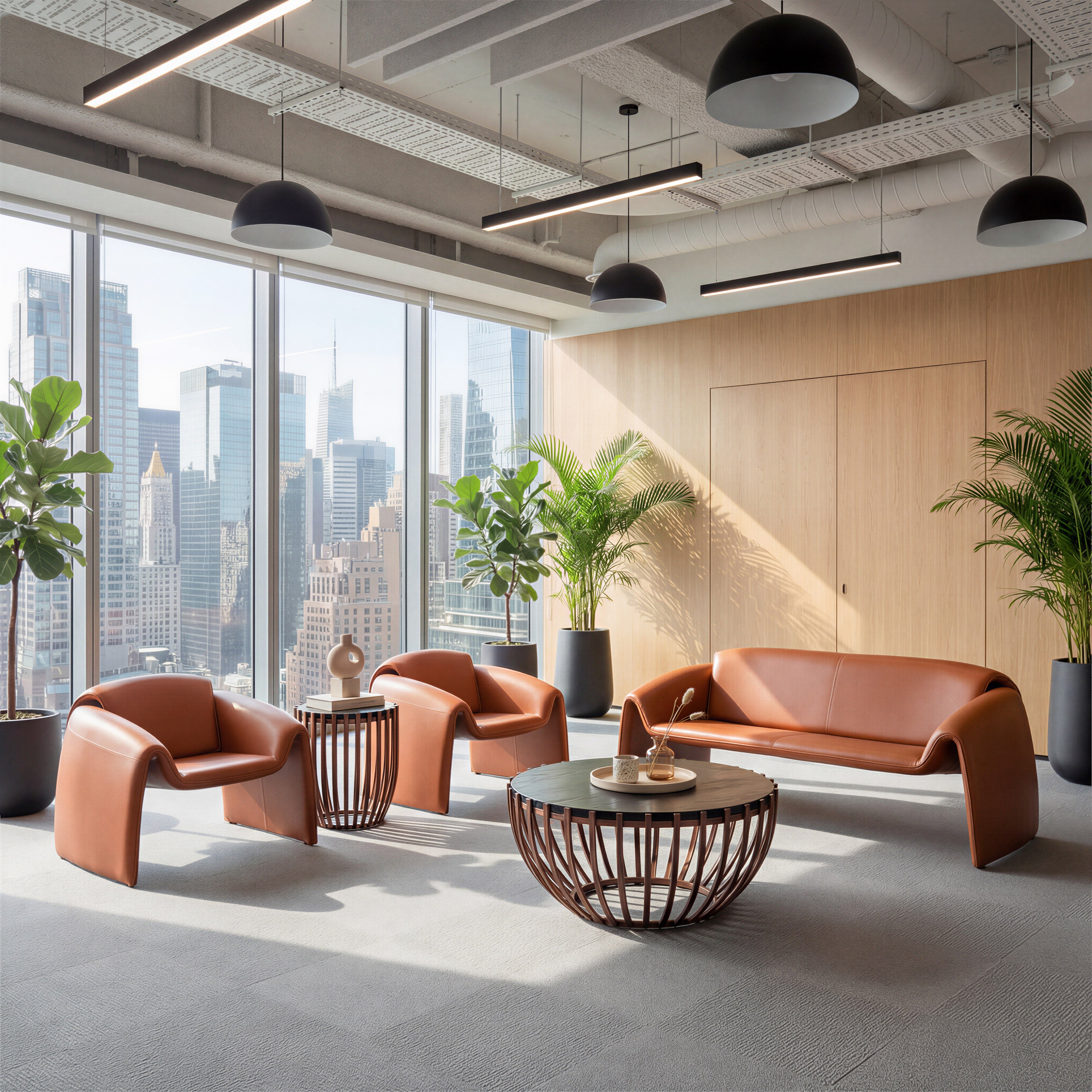 Horten Sofa Brown by Zuo Modern