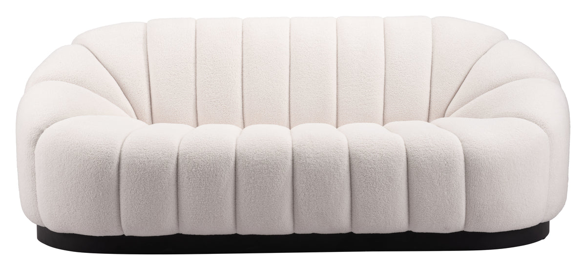 Bhutan Sofa Cream by Zuo Modern