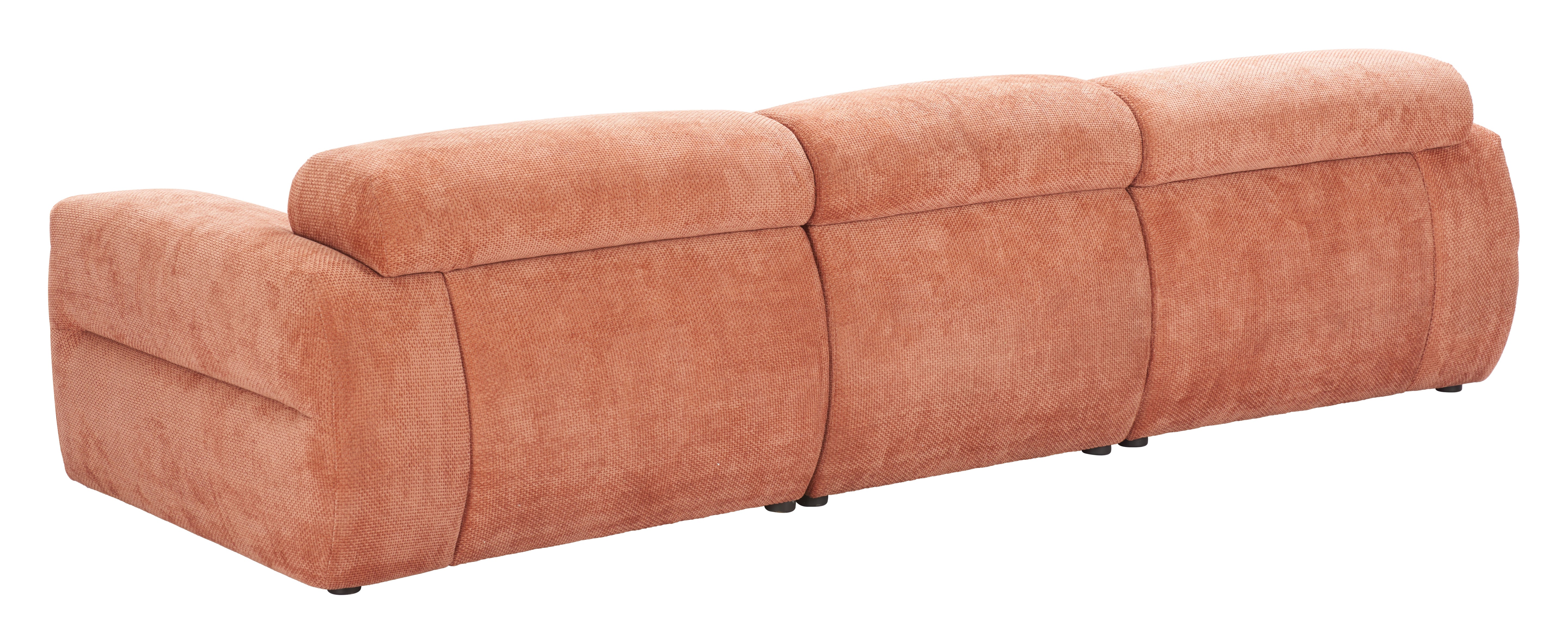 Alis Modular Sectional Orange by Zuo Modern