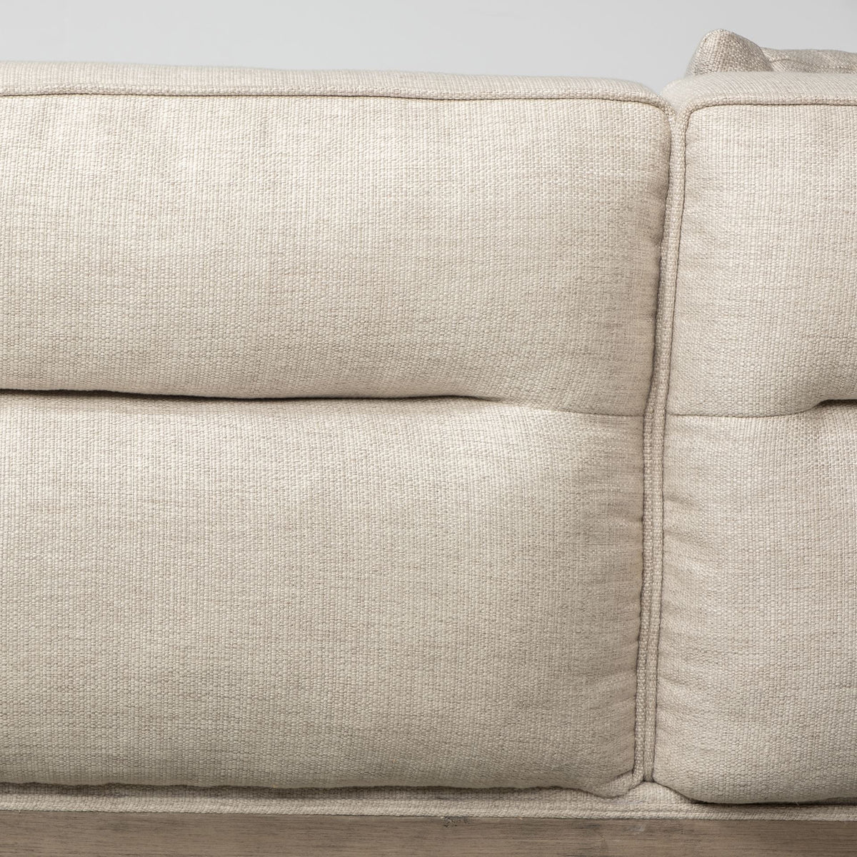 Denali Right Chaise Beige Upholstered Sectional