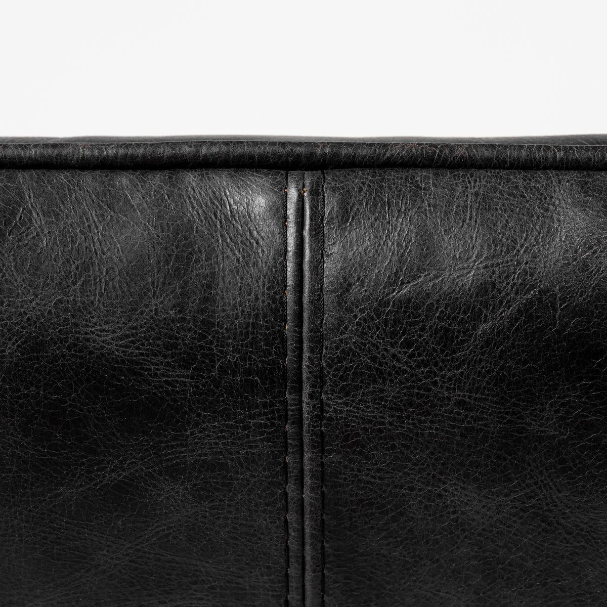 Flavelle Black Genuine Leather Slipper Chair