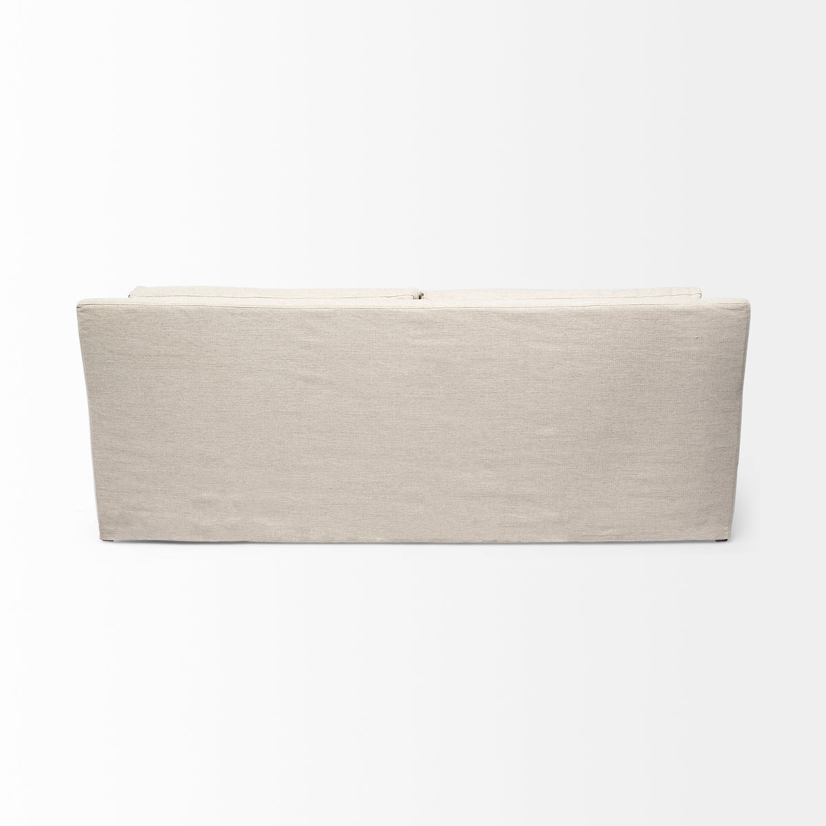 Denly Beige Slipcover 3-Seater Sofa