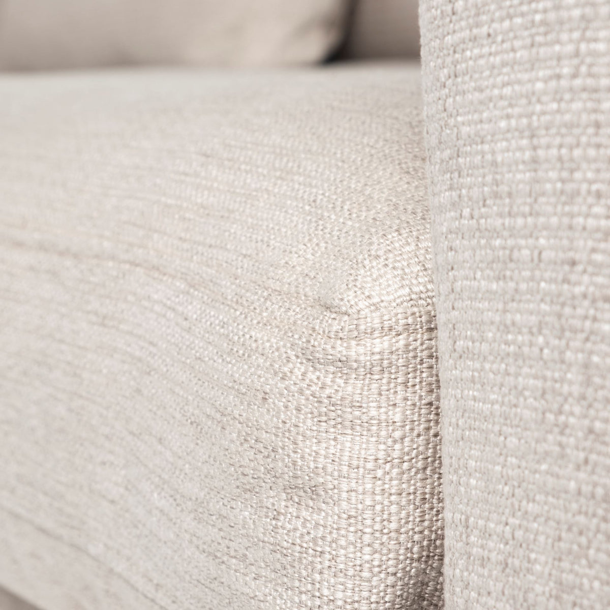 Denly Beige Slipcover 3-Seater Sofa