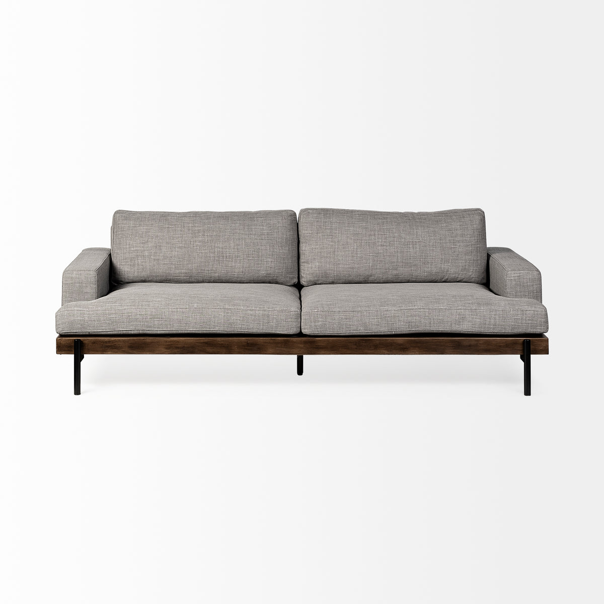 Colburne Gray Upholstered 3-Seater Sofa