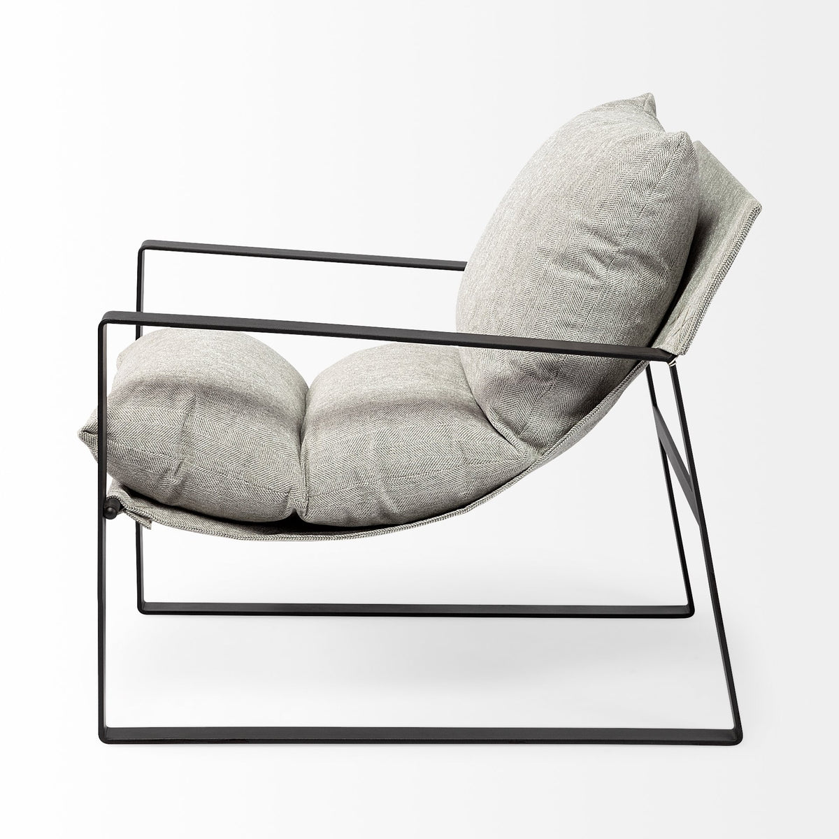 Guilia Frost Gray Sling Accent Chair