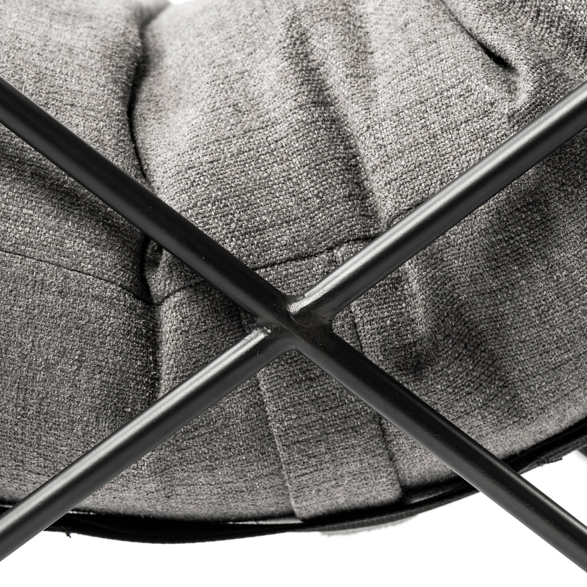 Leonidas Gray Fabric Accent Chair