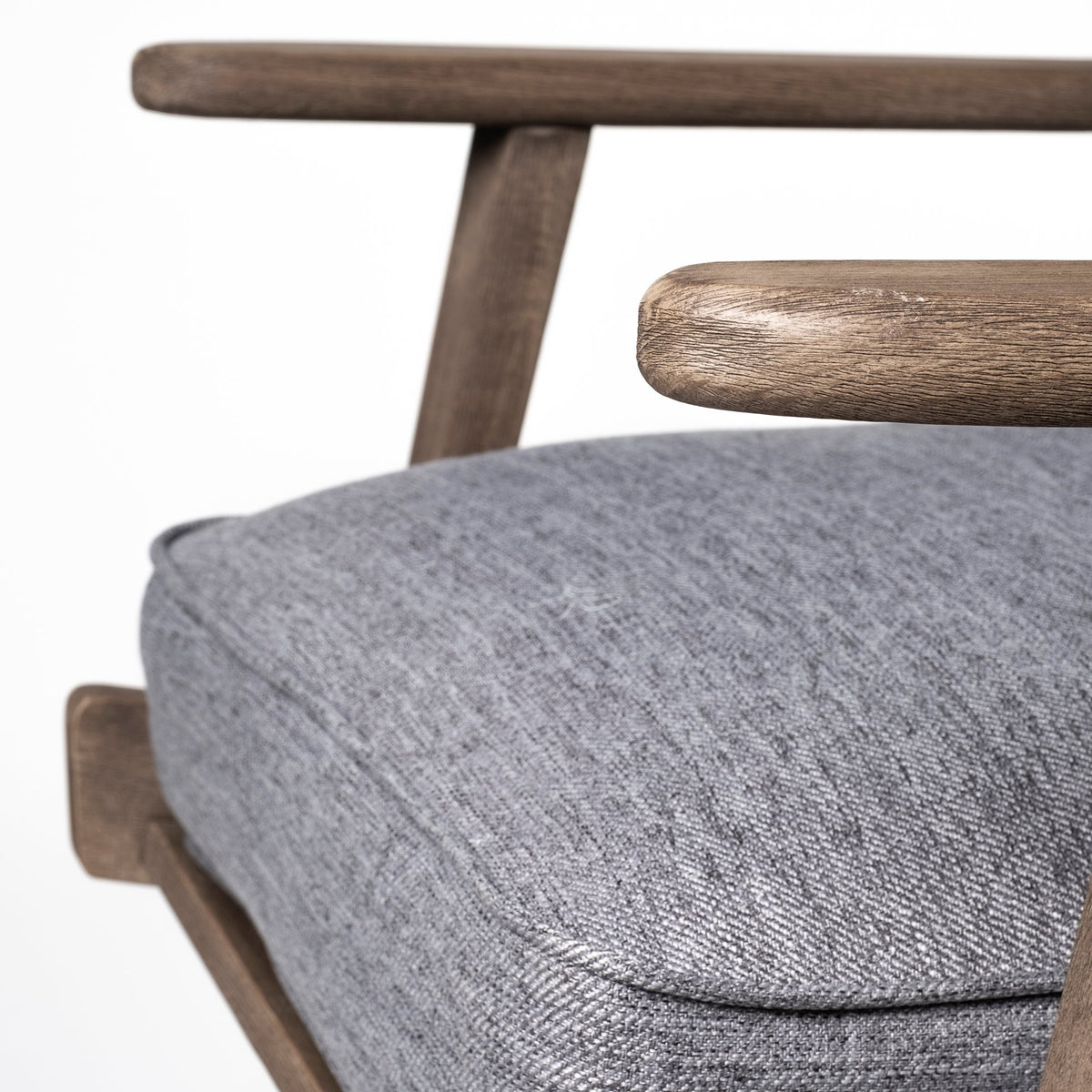 Olympus Castlerock Gray Fabric Accent Chair