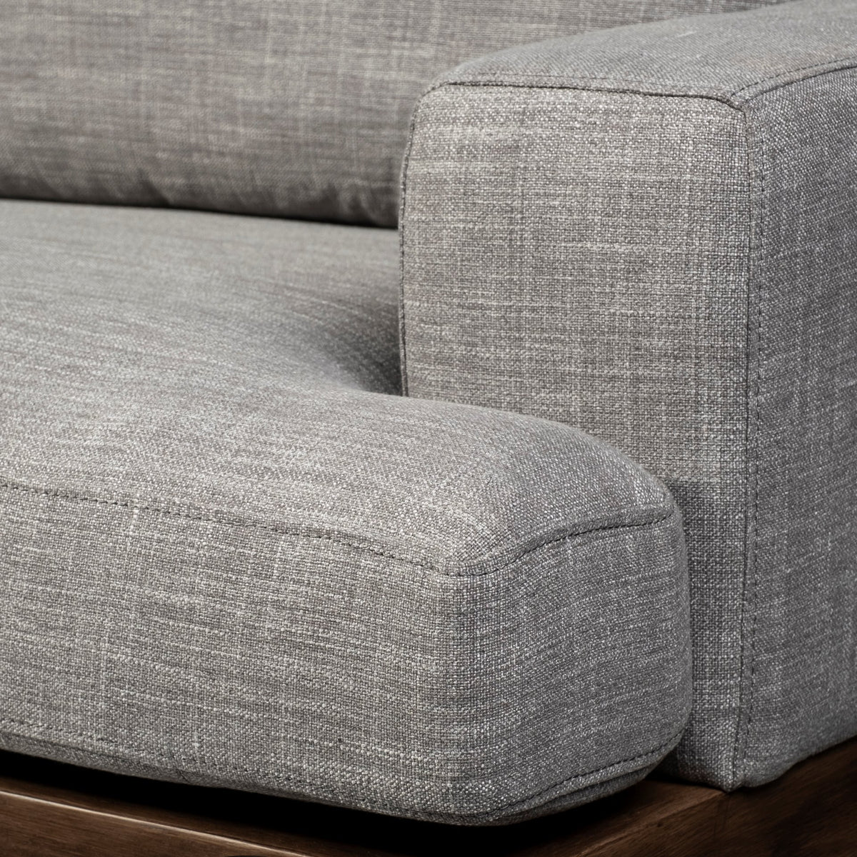 Colburne Gray Upholstered 3-Seater Sofa