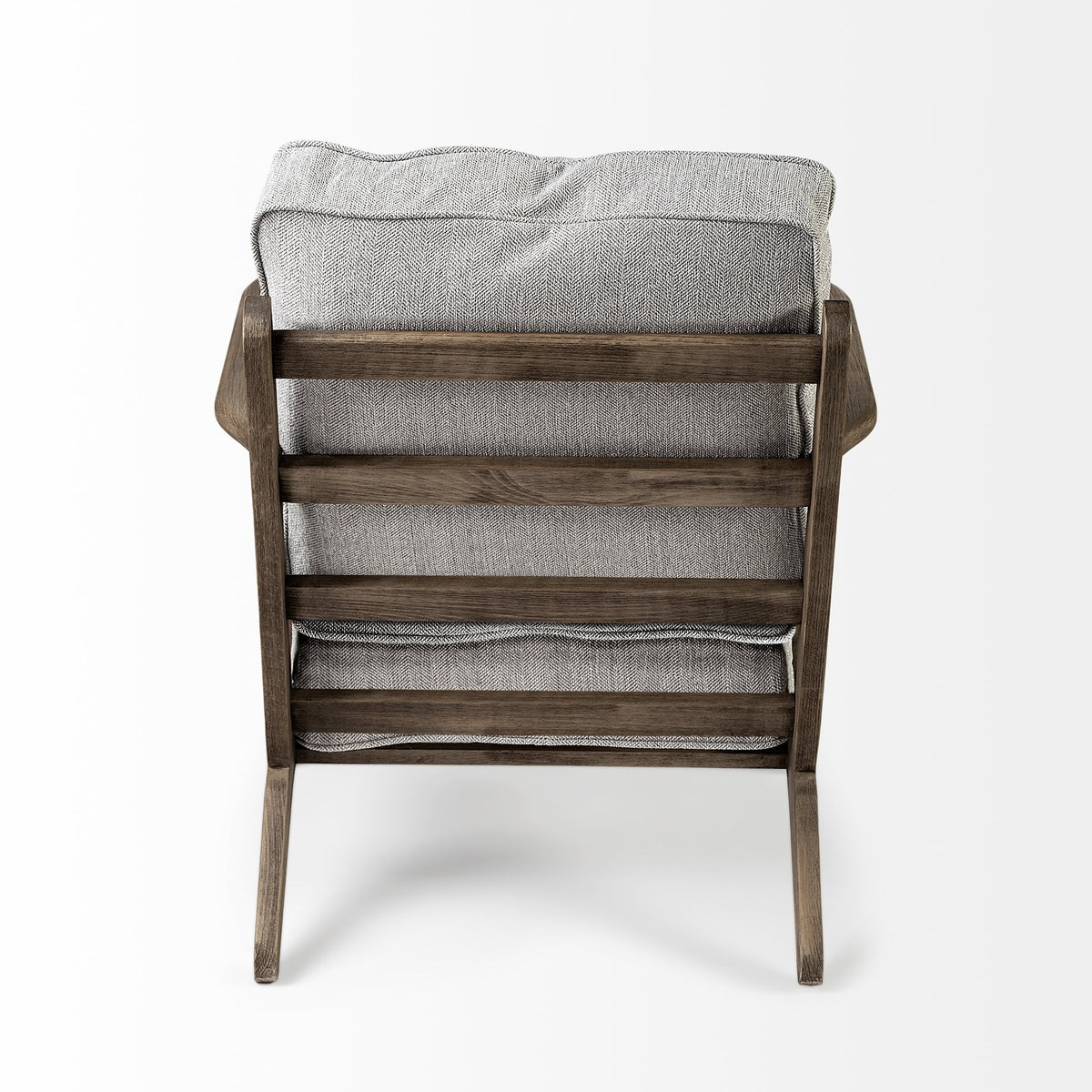 Olympus Frost Gray Fabric Accent Chair