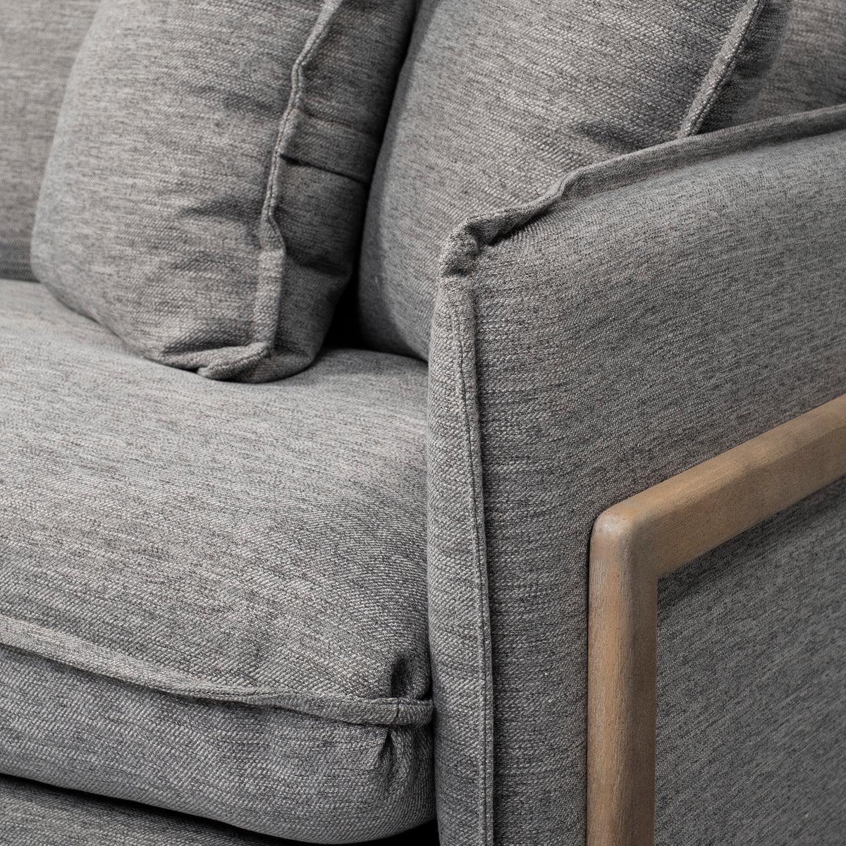 Roy Castlerock Gray Upholstered Arm Chair