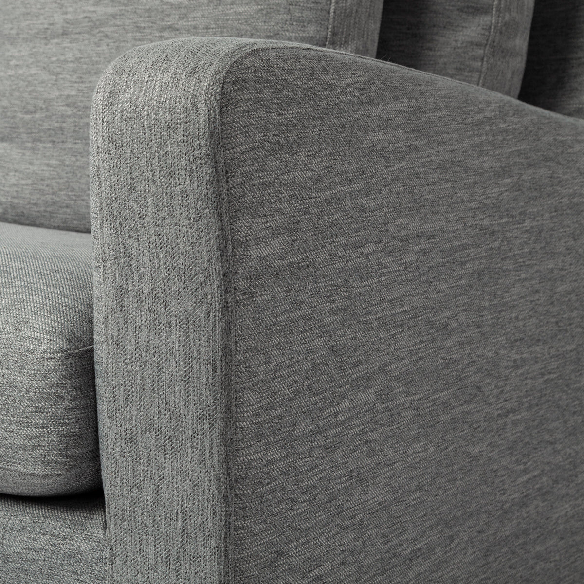 Denly Castlerock Gray Slipcover 3-Seater Sofa