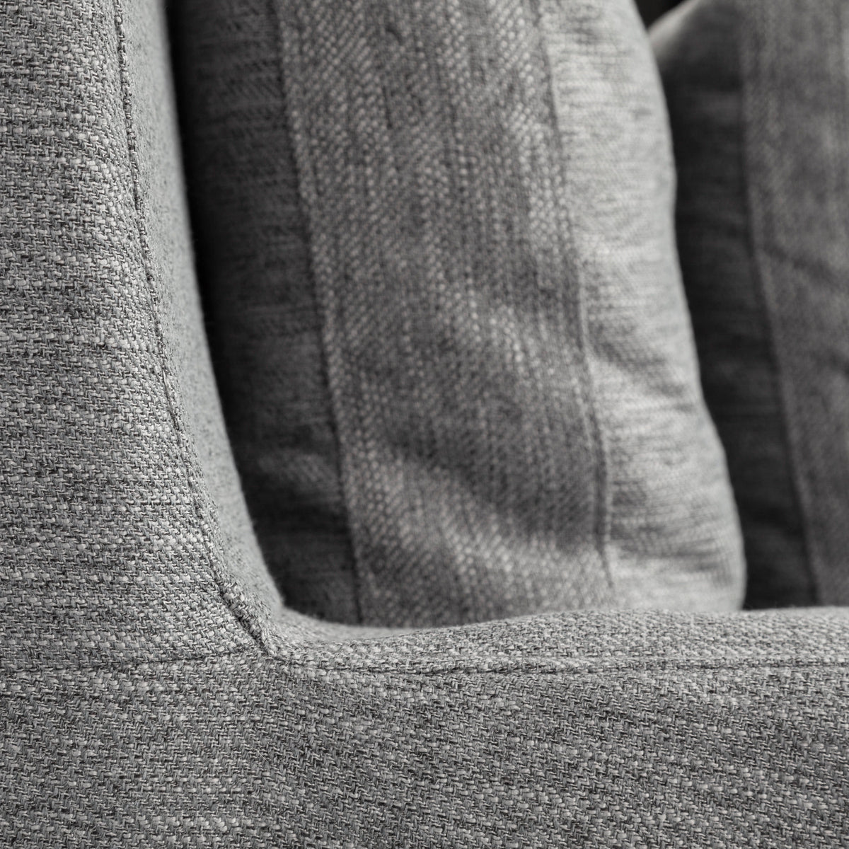 Denly Castlerock Gray Slipcover 3-Seater Sofa