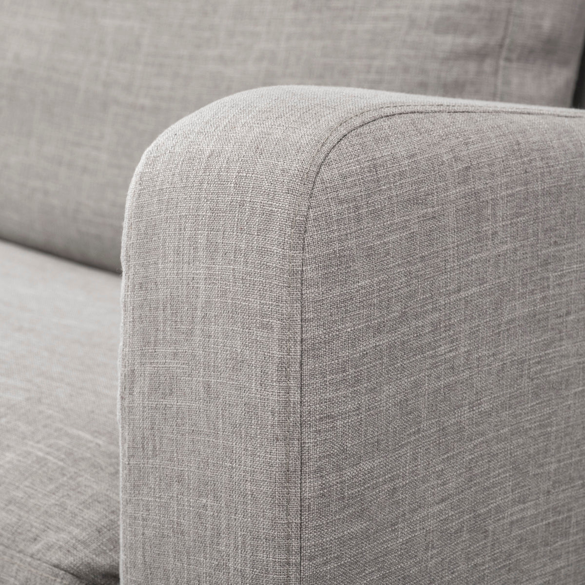 Denly Flint Gray Slipcover Arm Chair