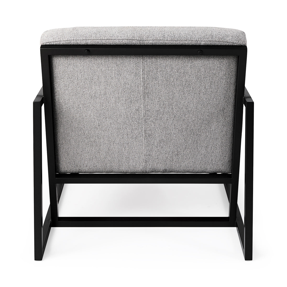 Armelle Gray Fabric Accent Chair