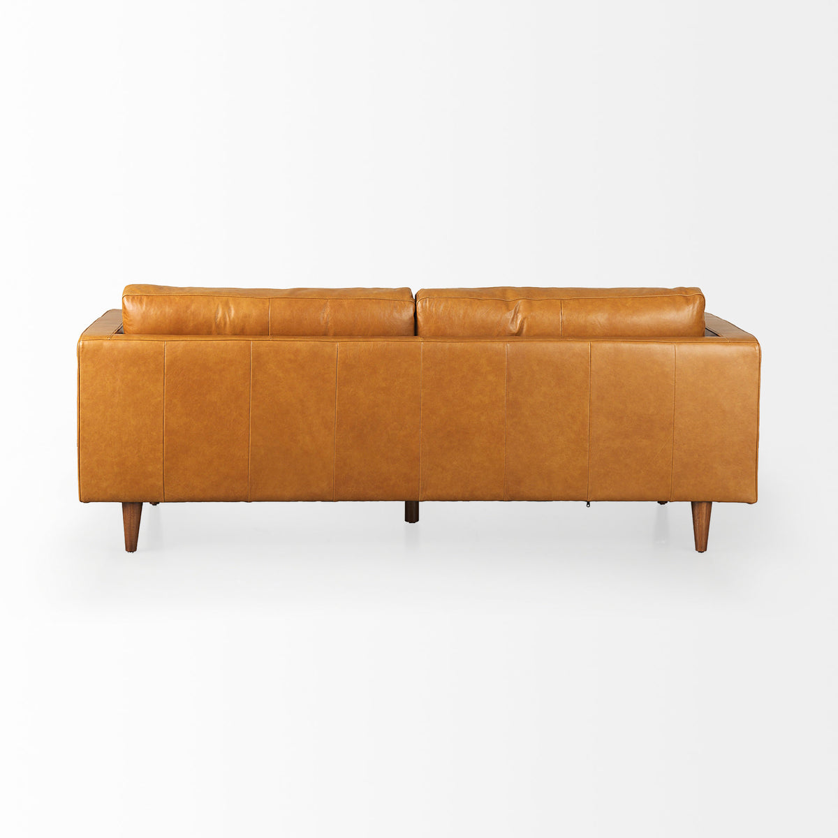 Svend Tan Genuine Leather 3-Seater Sofa