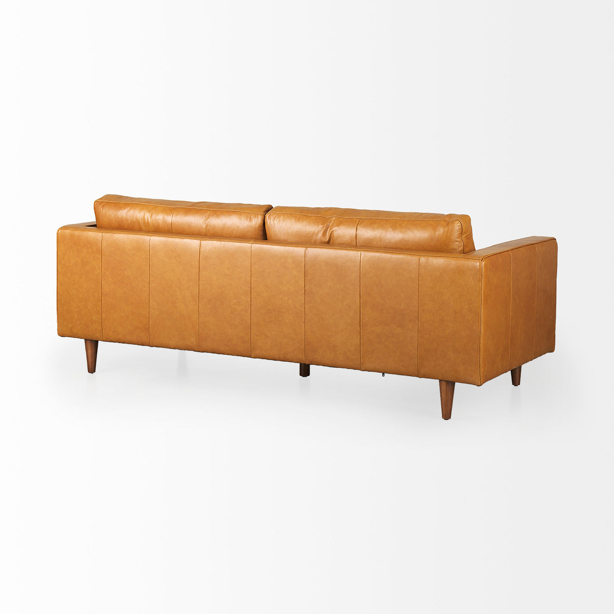 Svend Tan Genuine Leather 3-Seater Sofa