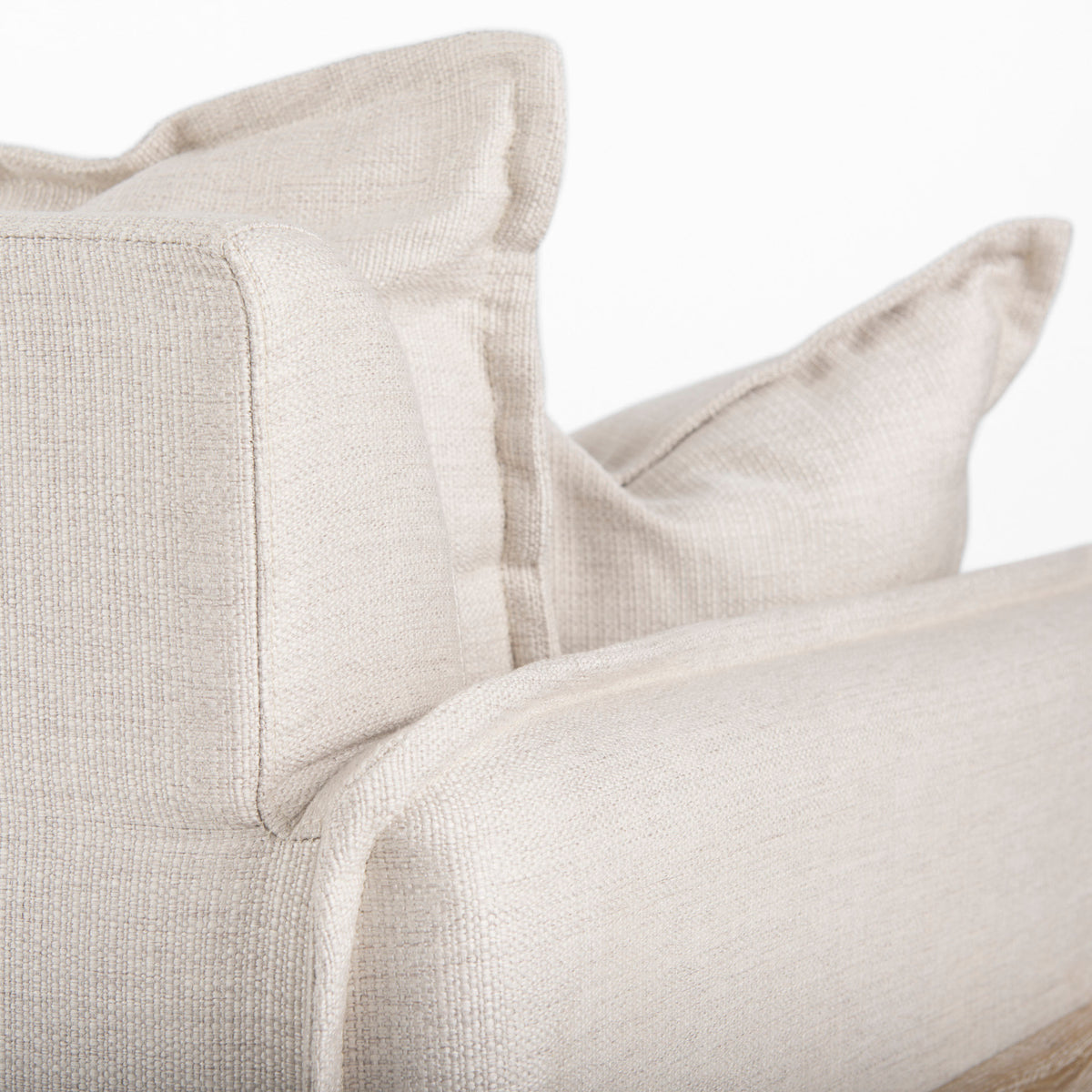 Roy Beige Upholstered Arm Chair