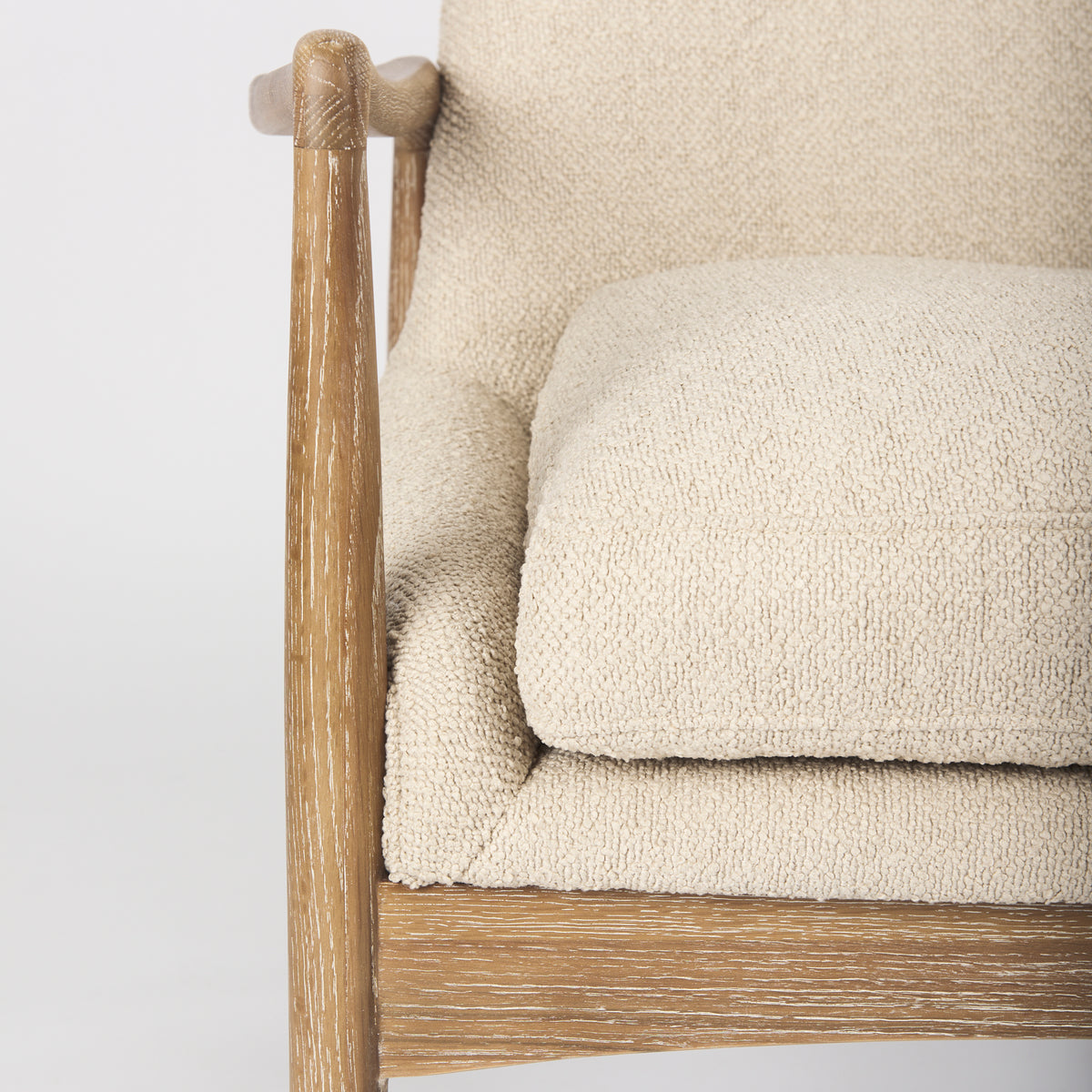 Westan Cream Boucle Accent Chair
