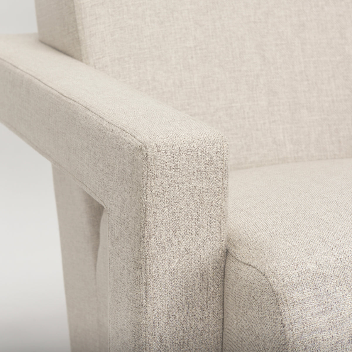 Sovereign Oatmeal Upholstered Accent Chair