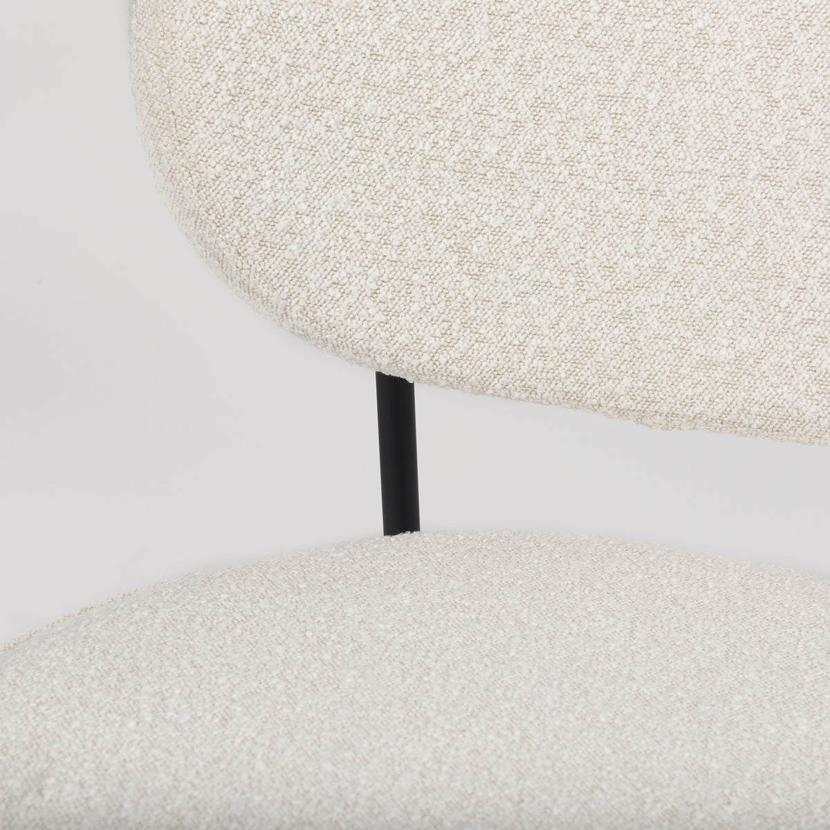 Amelia Cream Boucle Accent Chair