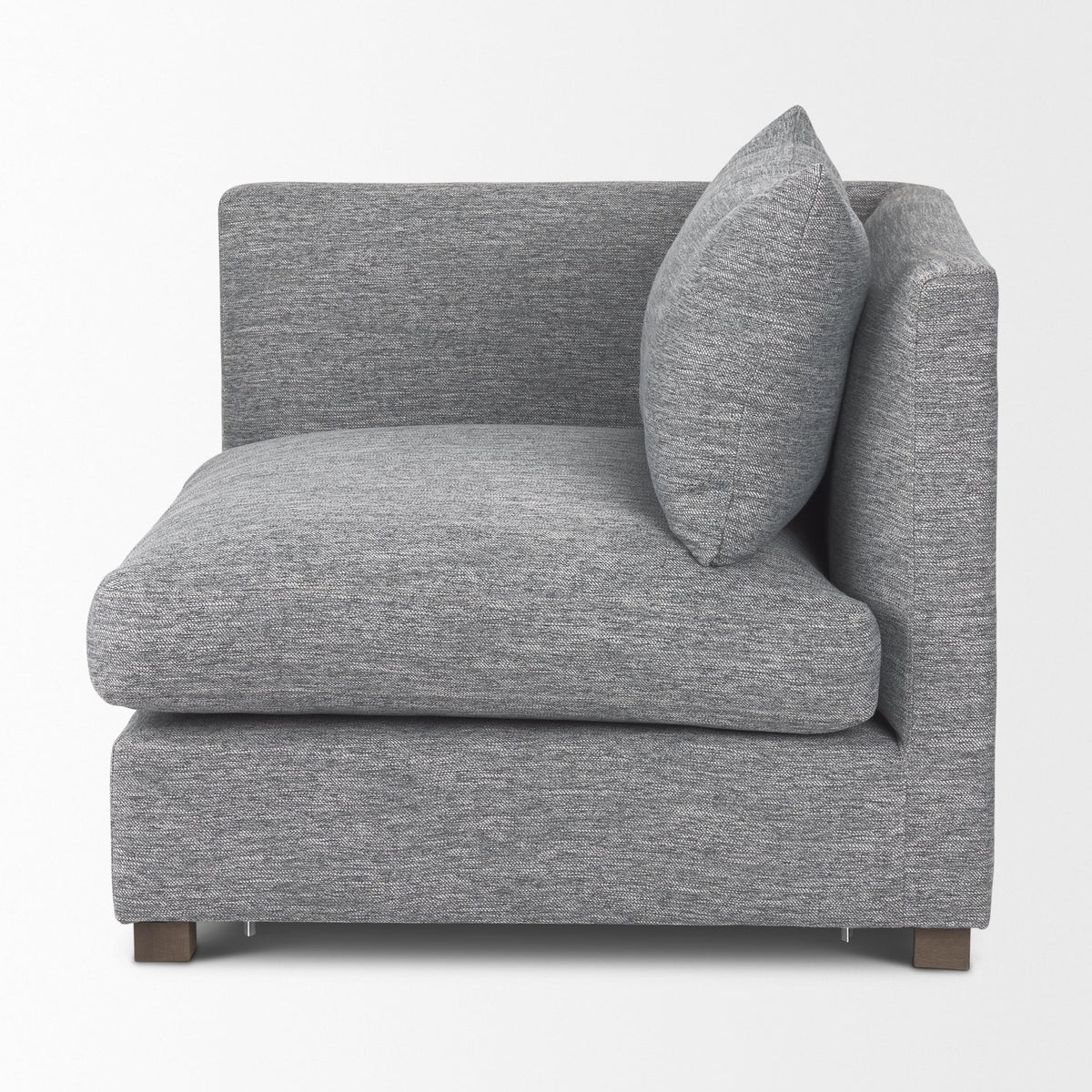 Valence Castlerock Gray Upholstered Corner Chair