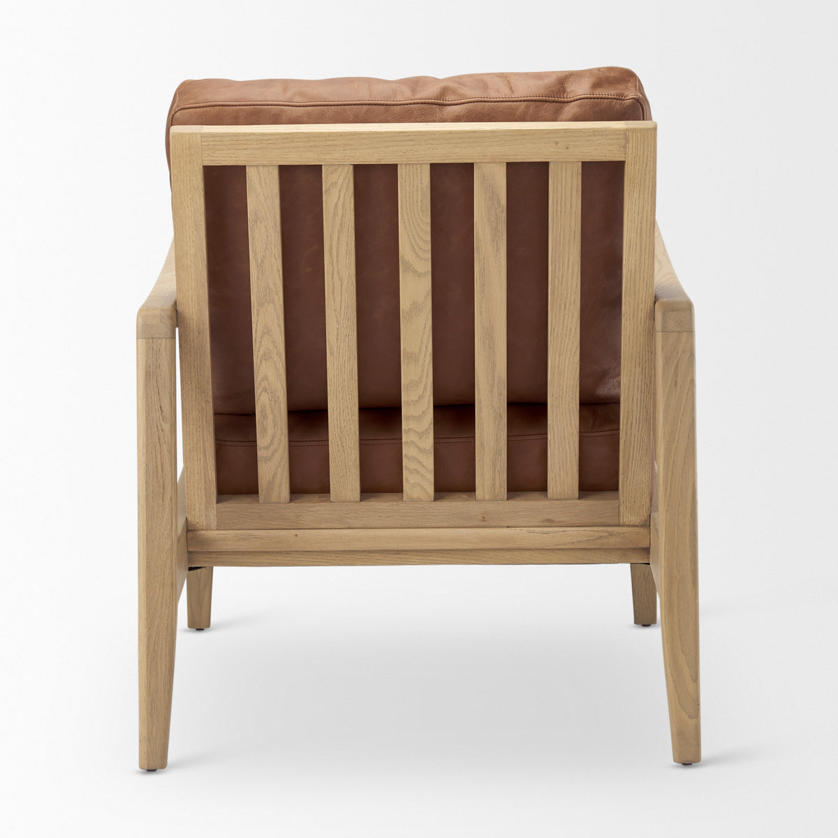 Raeleigh Cognac Leather Accent Chair