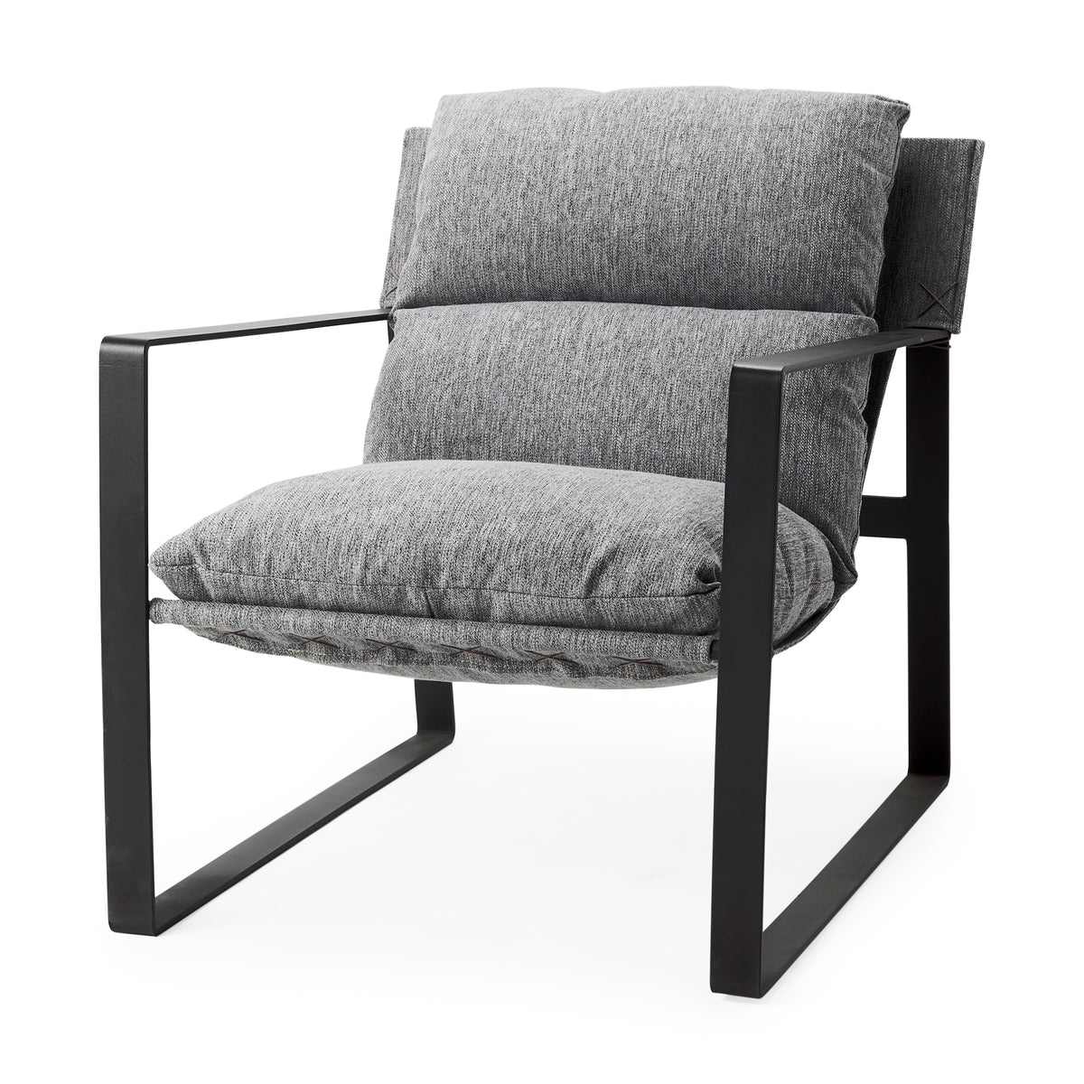 Guilia Castlerock Gray Sling Accent Chair