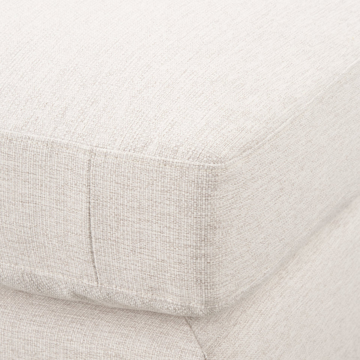 Halston Oatmeal Performance Fabric Corner Modular Sectional Piece