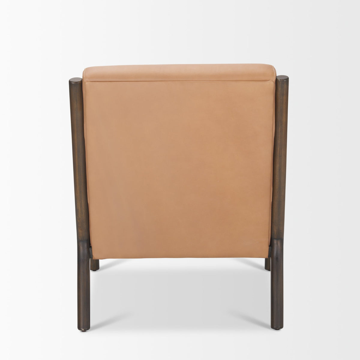 Cashel Tan Genuine Leather Accent Chair