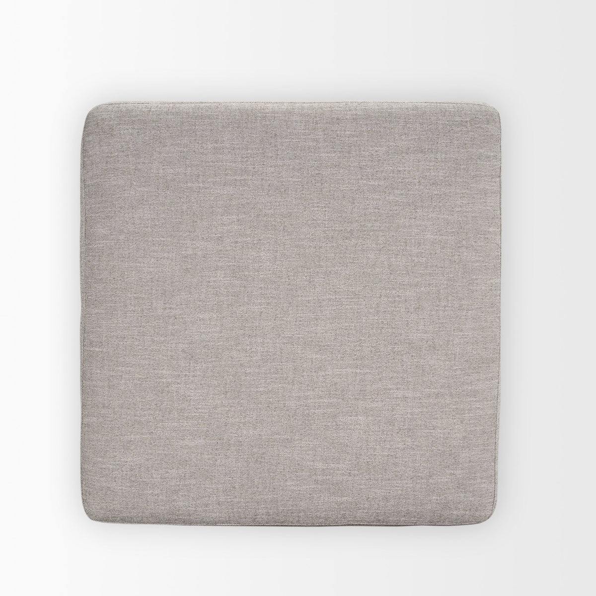 Halston Light Gray Performance Fabric Large Modular Ottoman
