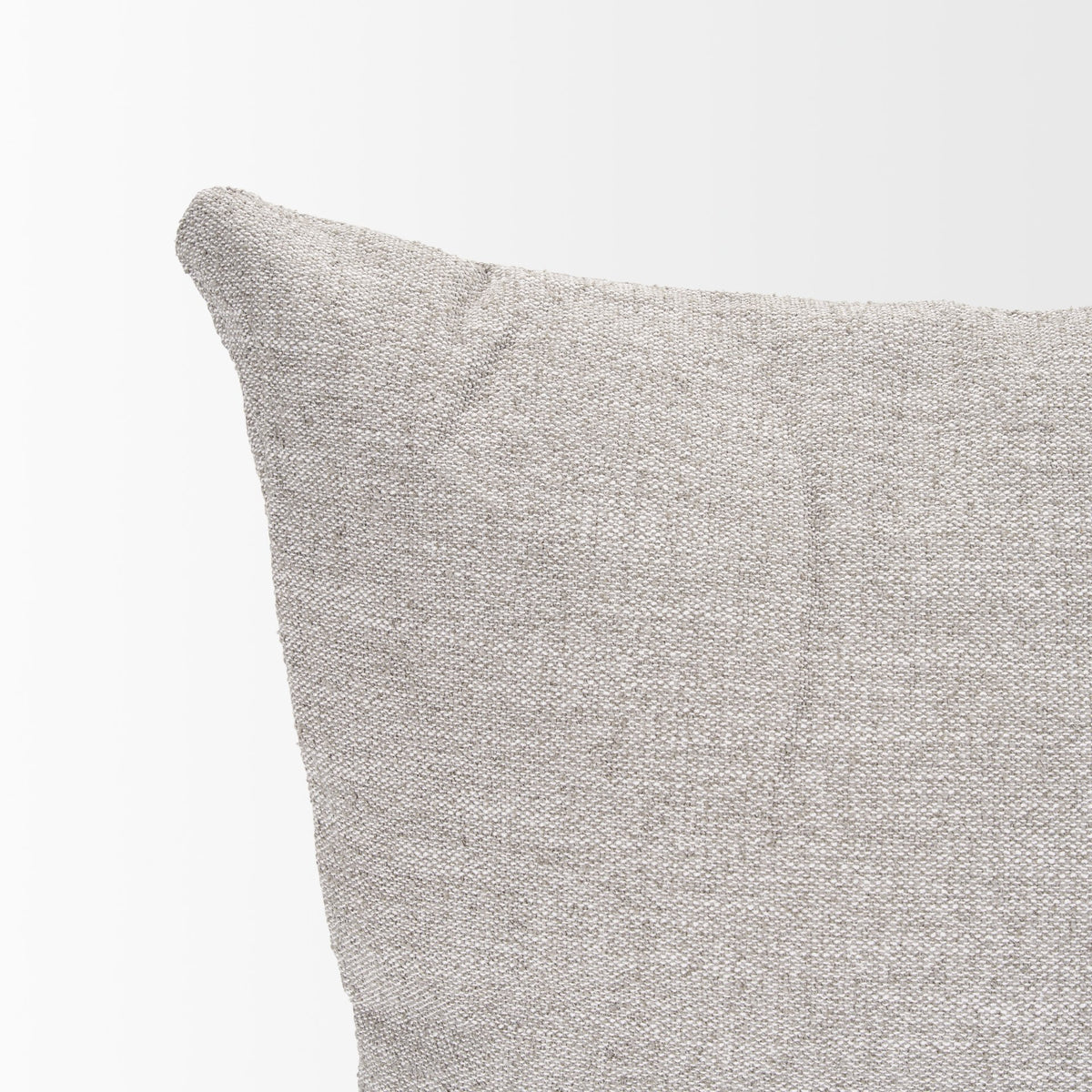 Halston Light Gray Performance Fabric Modular Sectional Arm Pillow