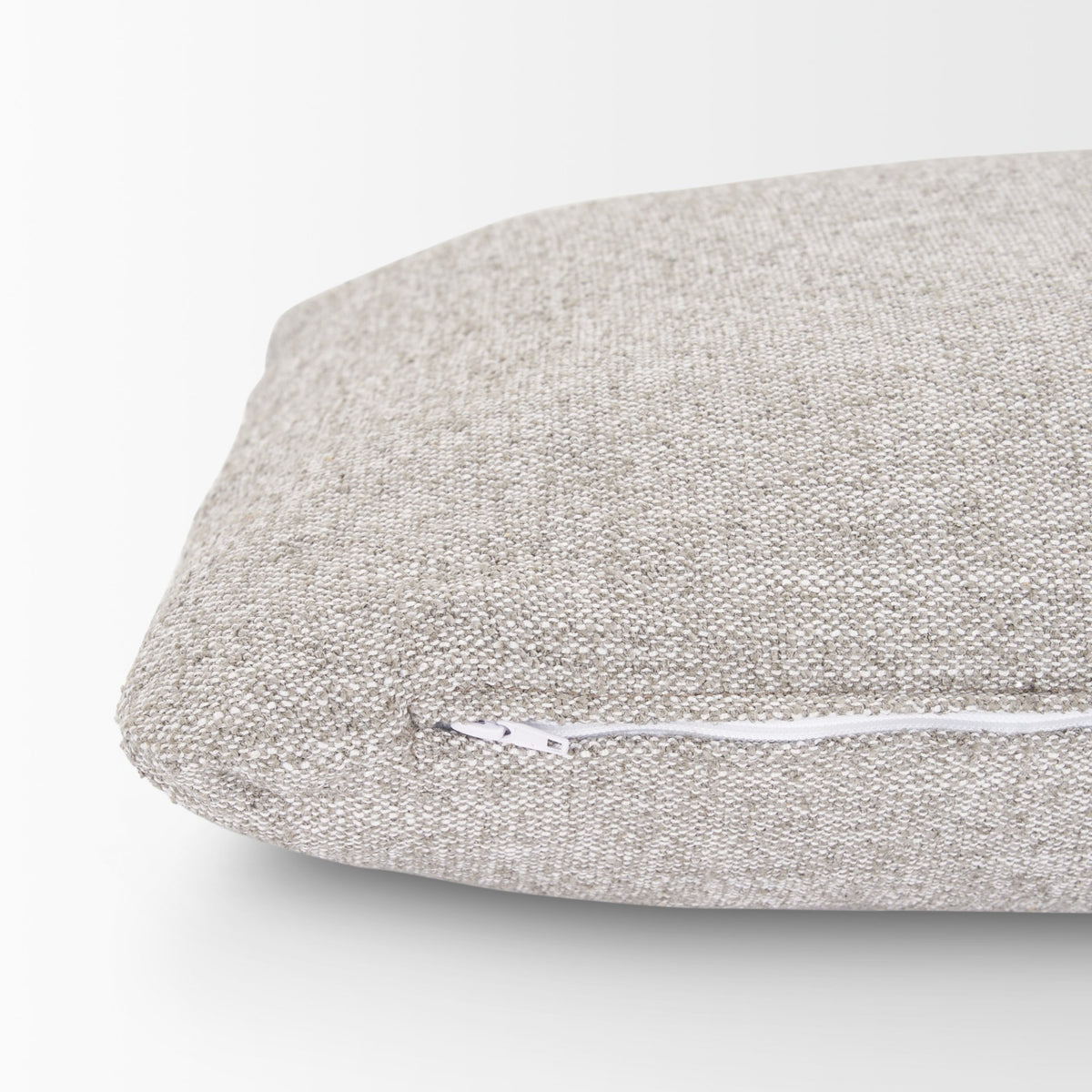 Halston Light Gray Performance Fabric Modular Sectional Arm Pillow