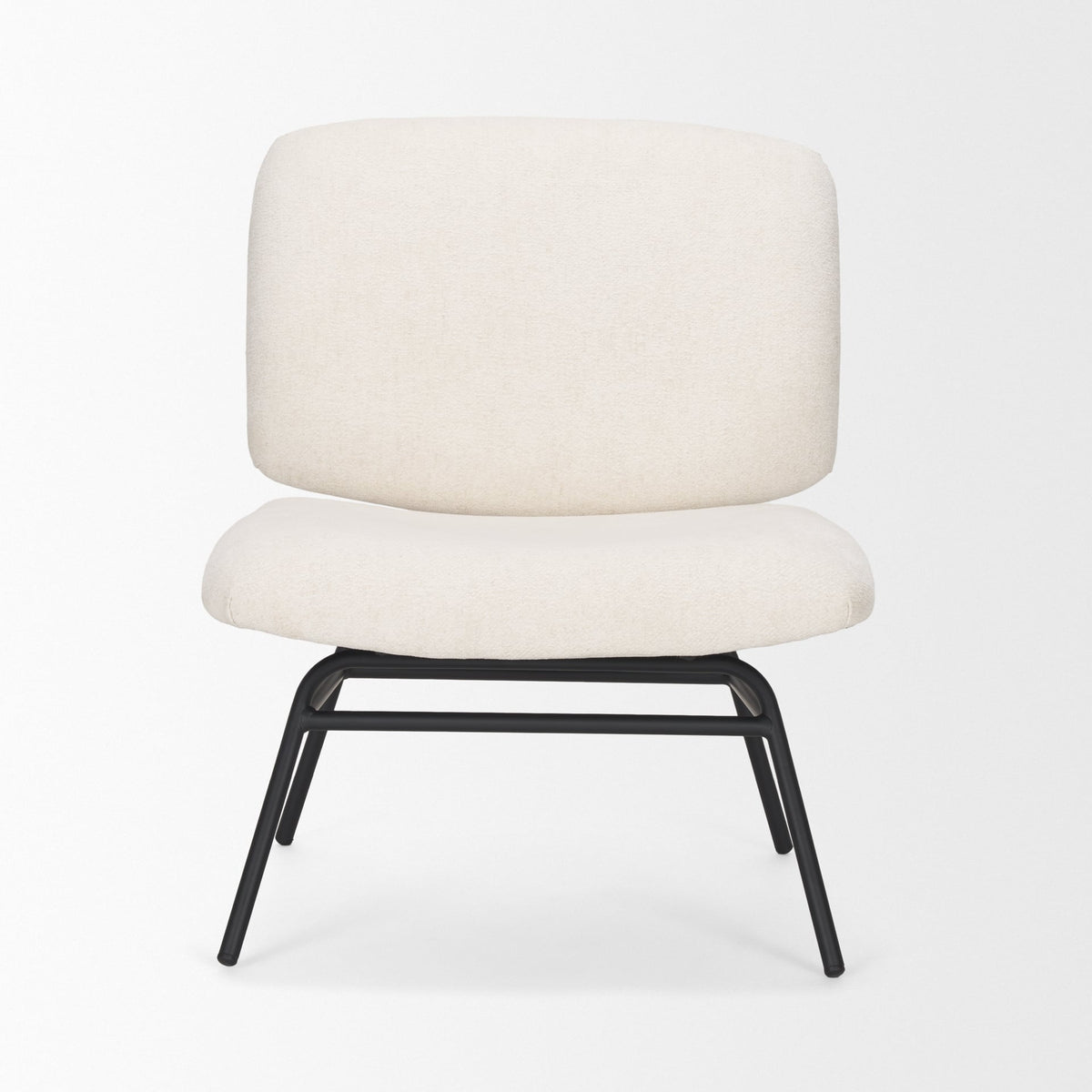 Nora Cream Fabric Accent Chair