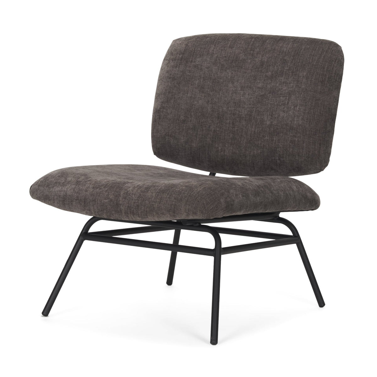 Nora Charcoal Fabric Accent Chair