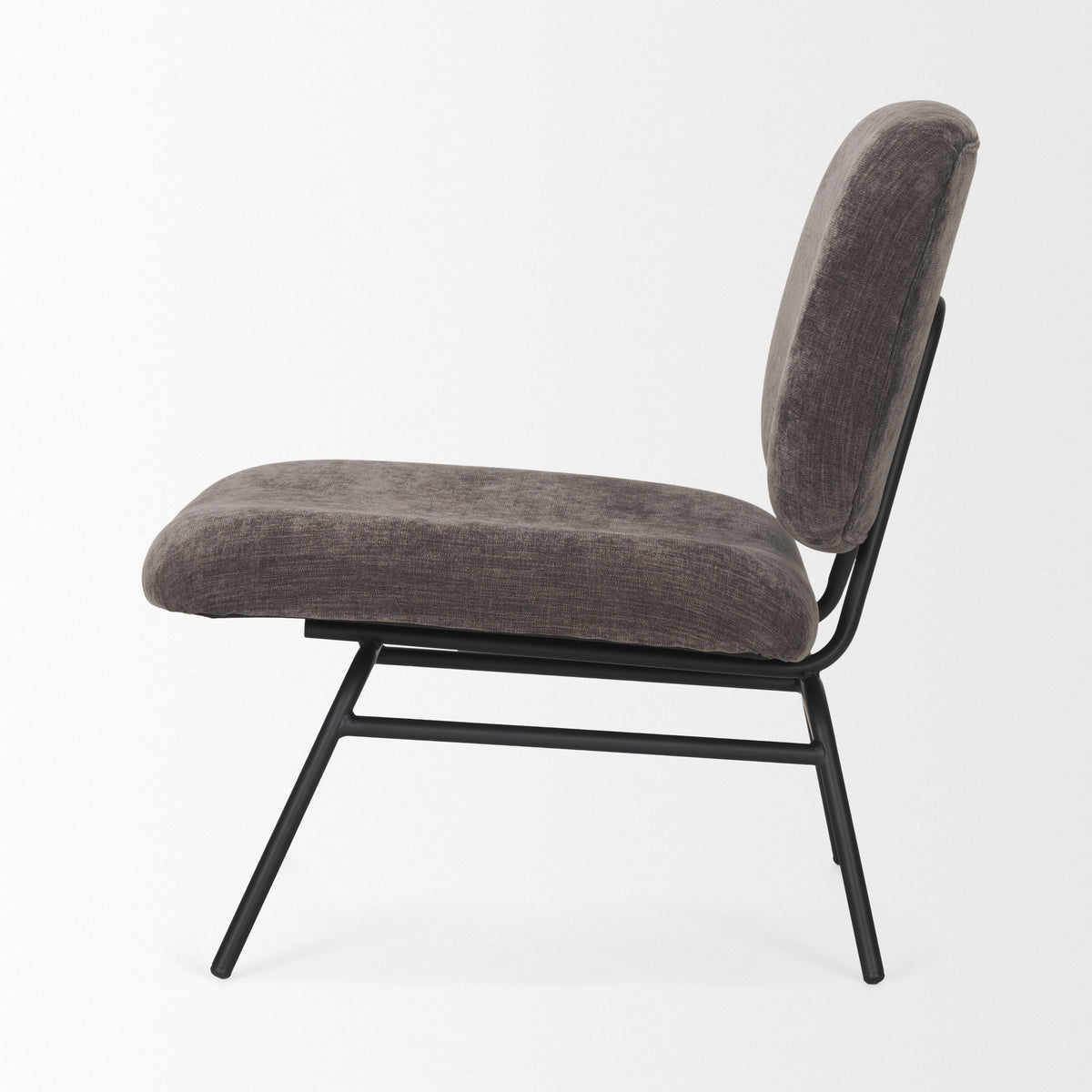 Nora Charcoal Fabric Accent Chair
