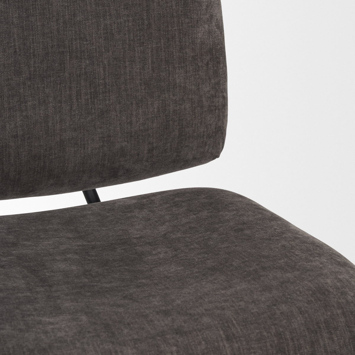 Nora Charcoal Fabric Accent Chair