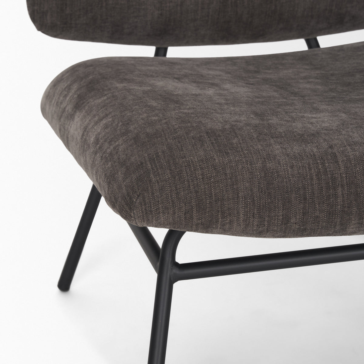 Nora Charcoal Fabric Accent Chair
