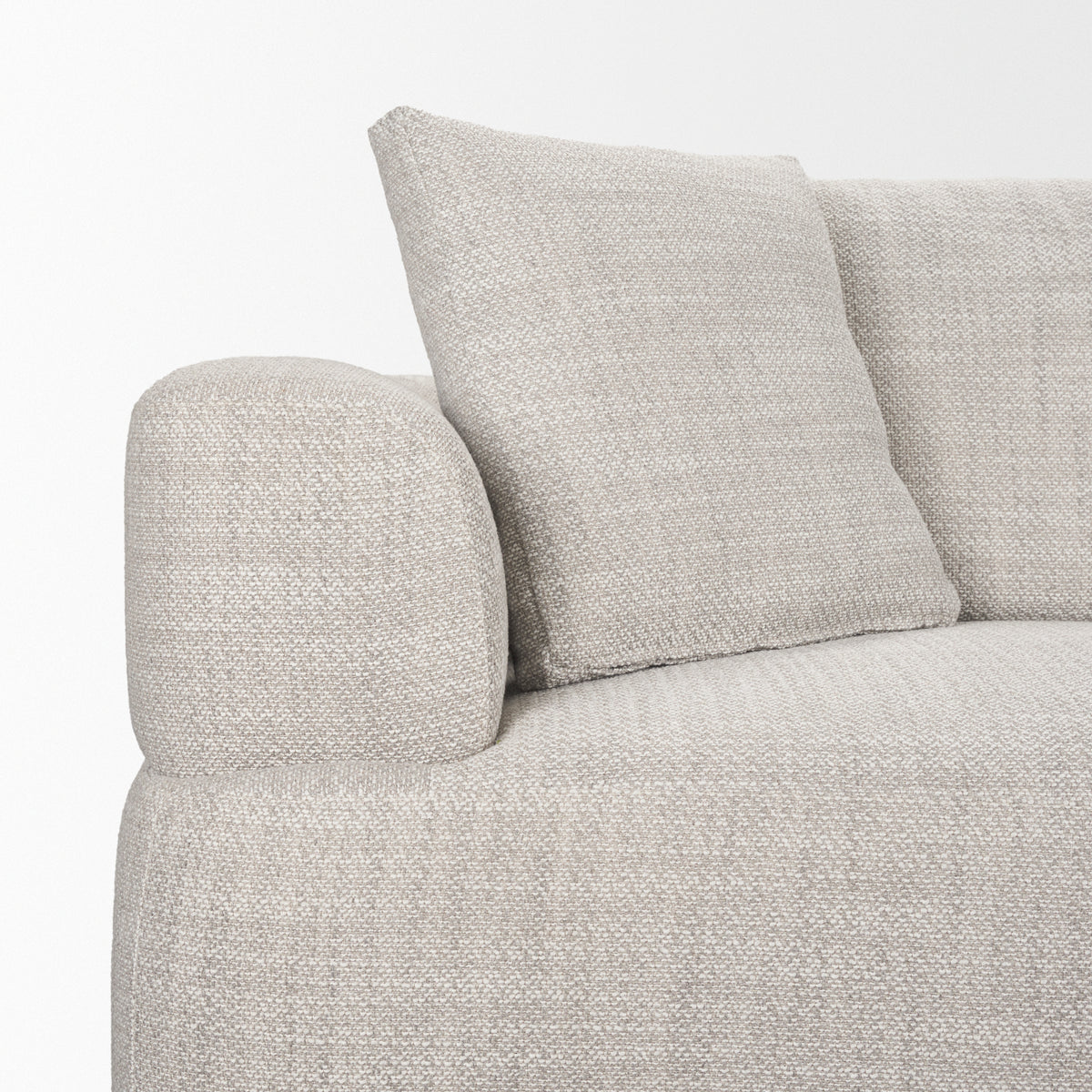 Warner Gray Performance Fabric 2-Piece Sofa Set