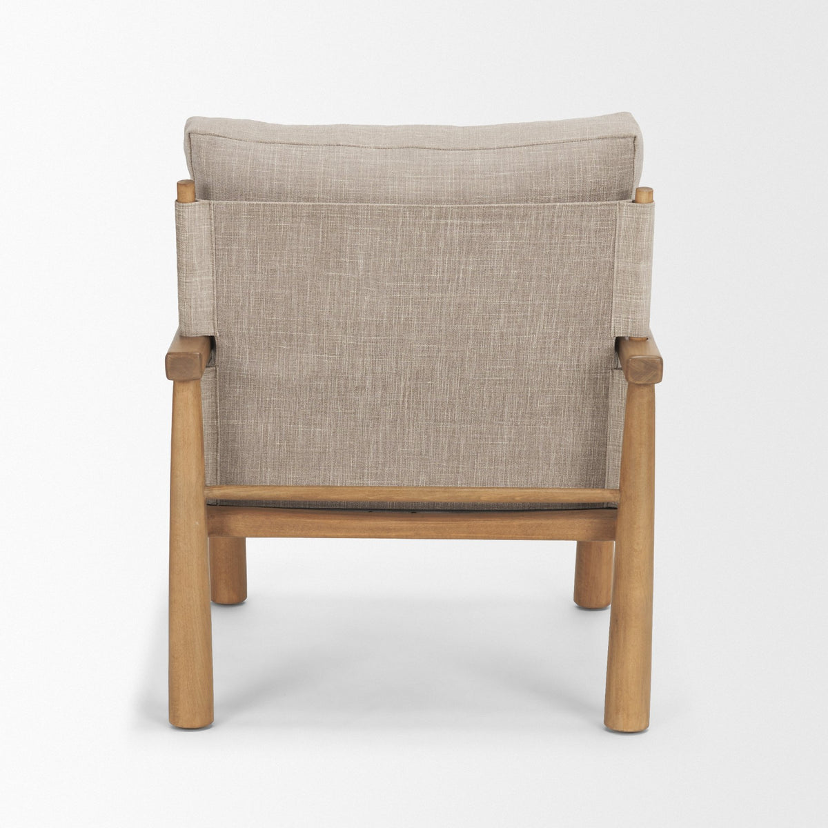 Witton Gray Fabric Slingback Accent Lounge Chair