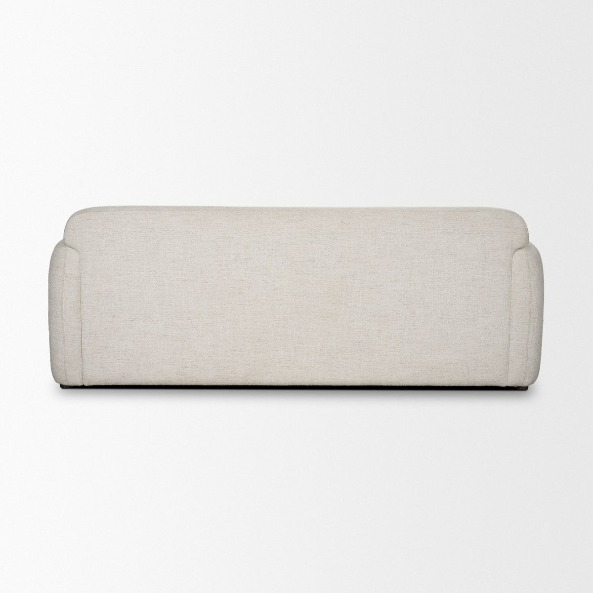 Saga Cream Fabric 3-Seater Sofa
