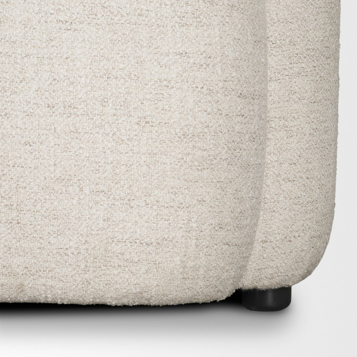 Saga Cream Fabric 3-Seater Sofa