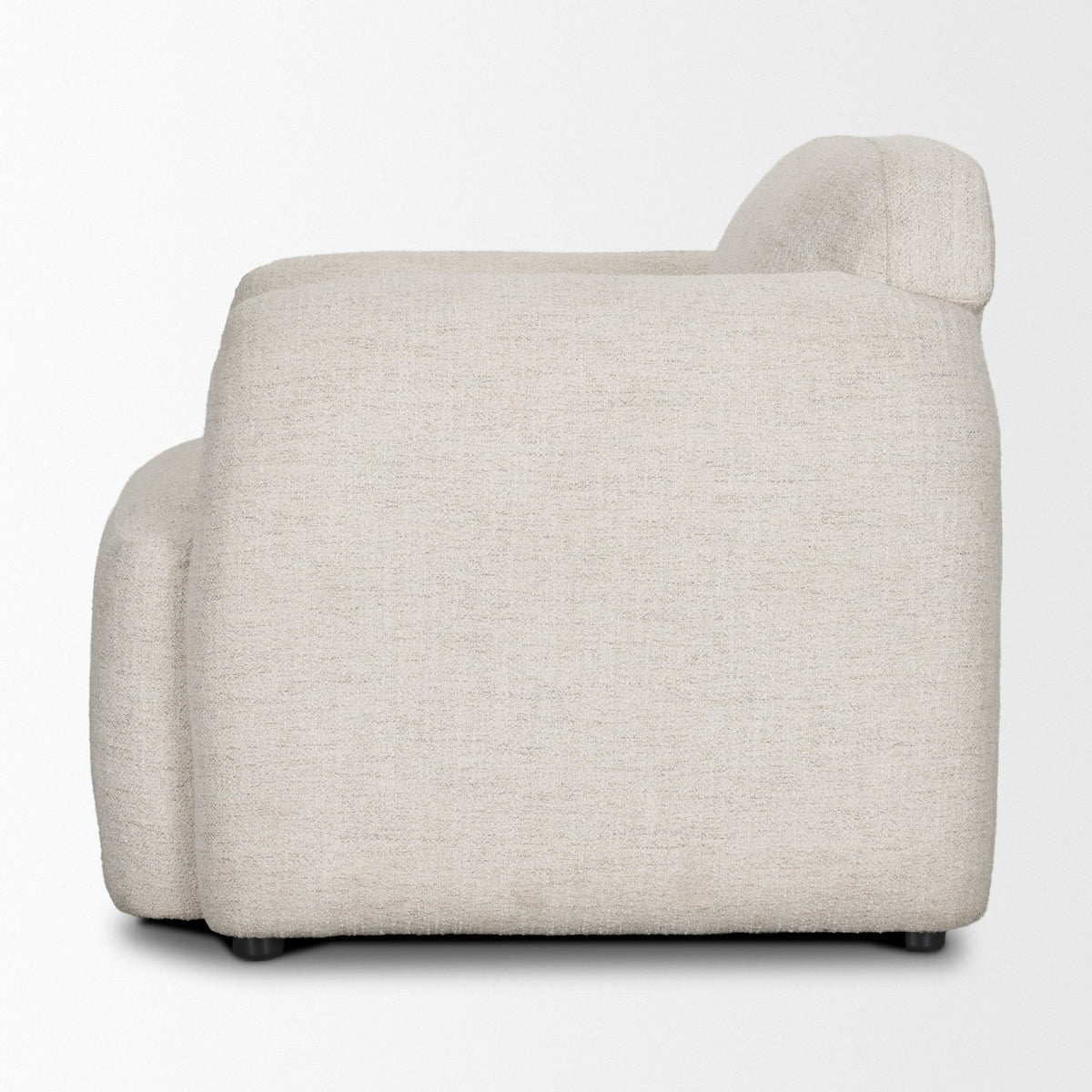 Saga Cream Fabric Upholstered Chair