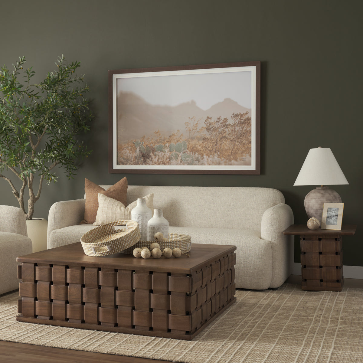 Saga Cream Fabric 3-Seater Sofa