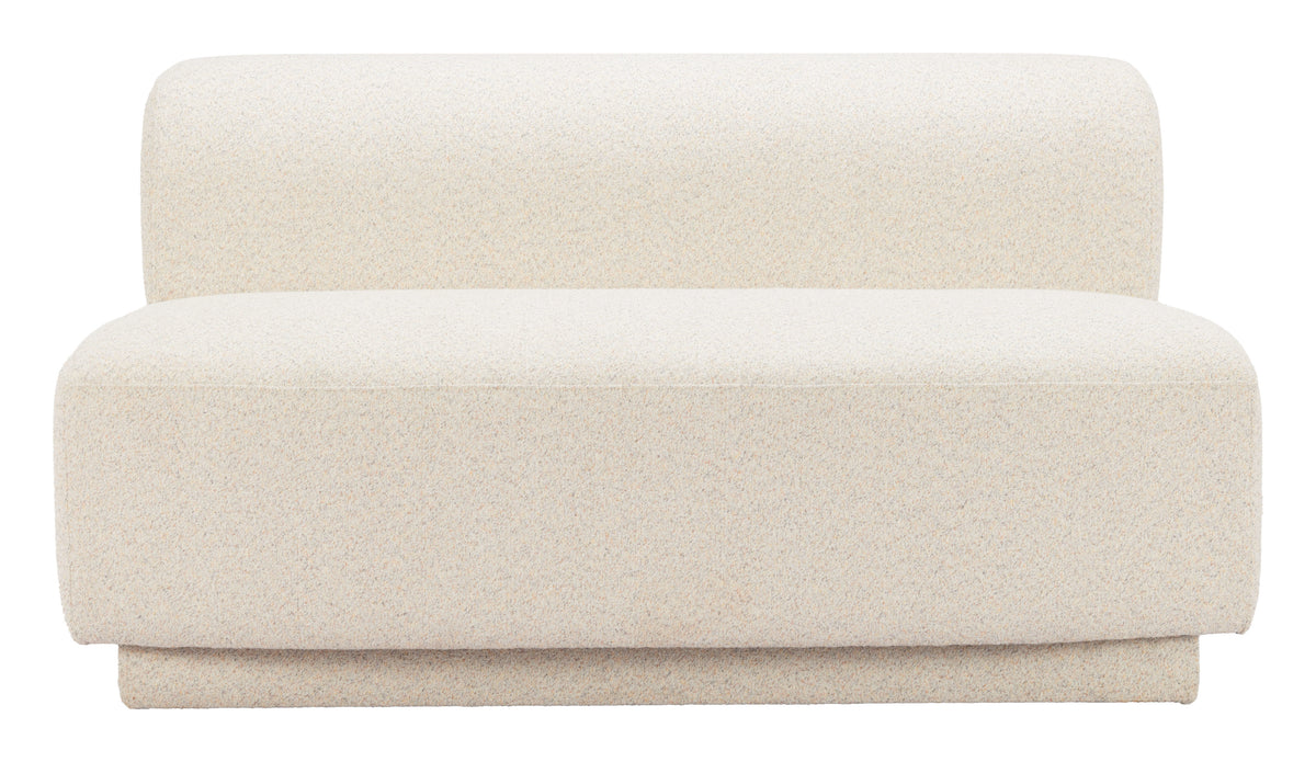 Anese Loveseat Multigrain Beige by Zuo Modern