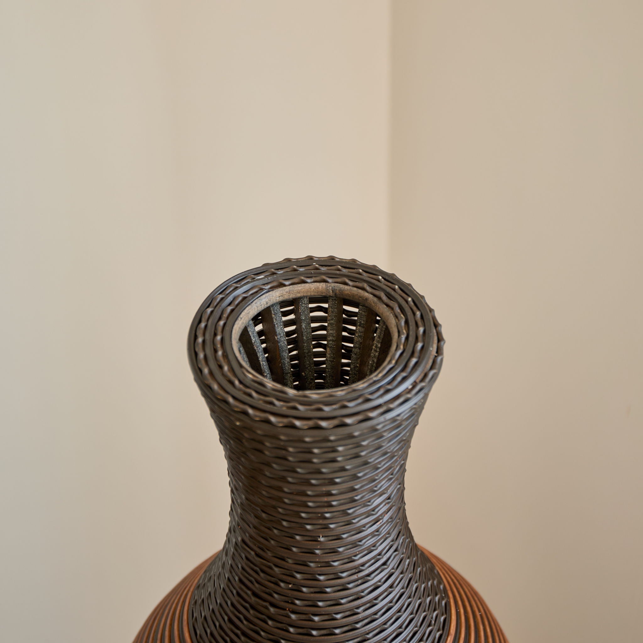 Tall Woven Floor Vase