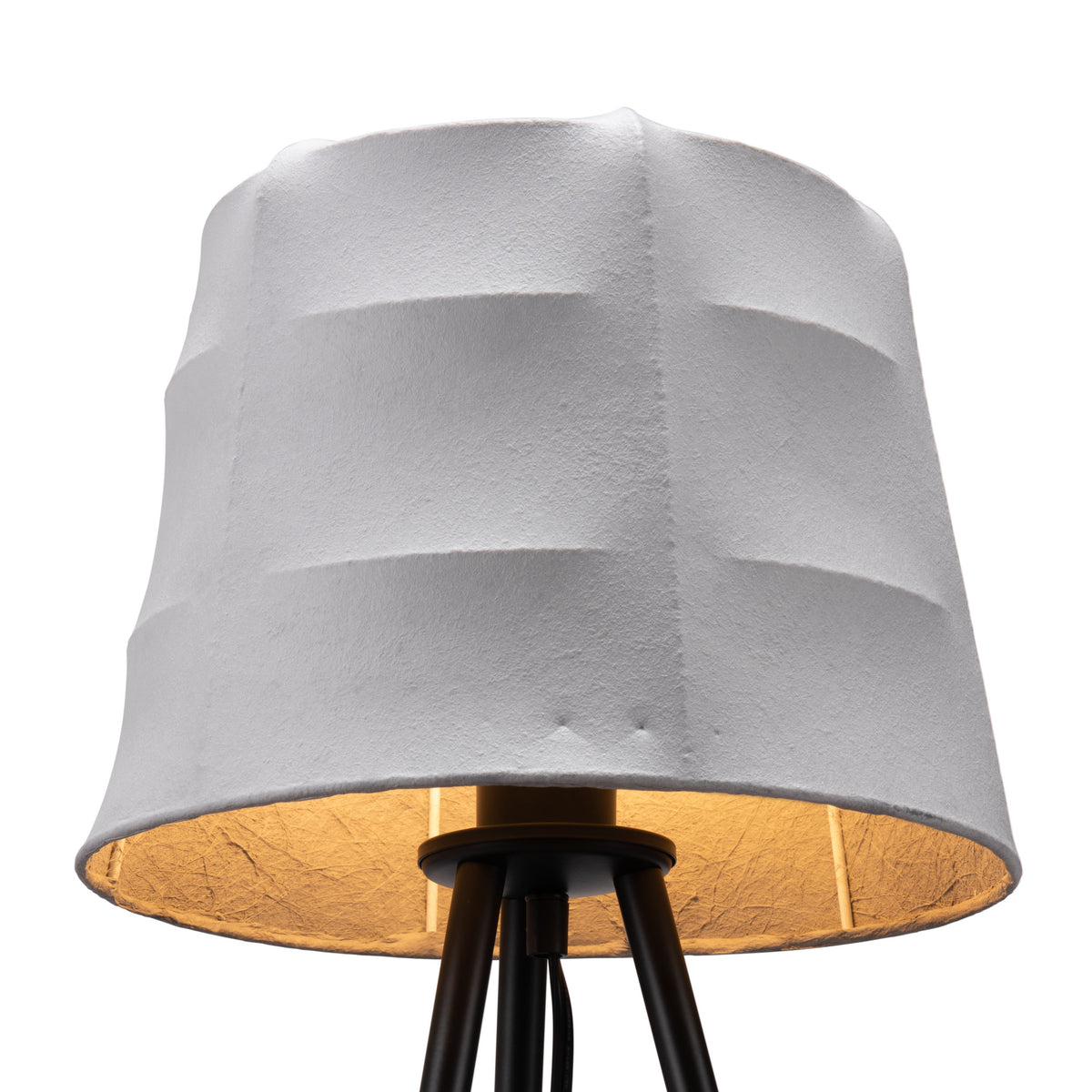 Mozzi Table Lamp Gray & Black by Zuo Modern